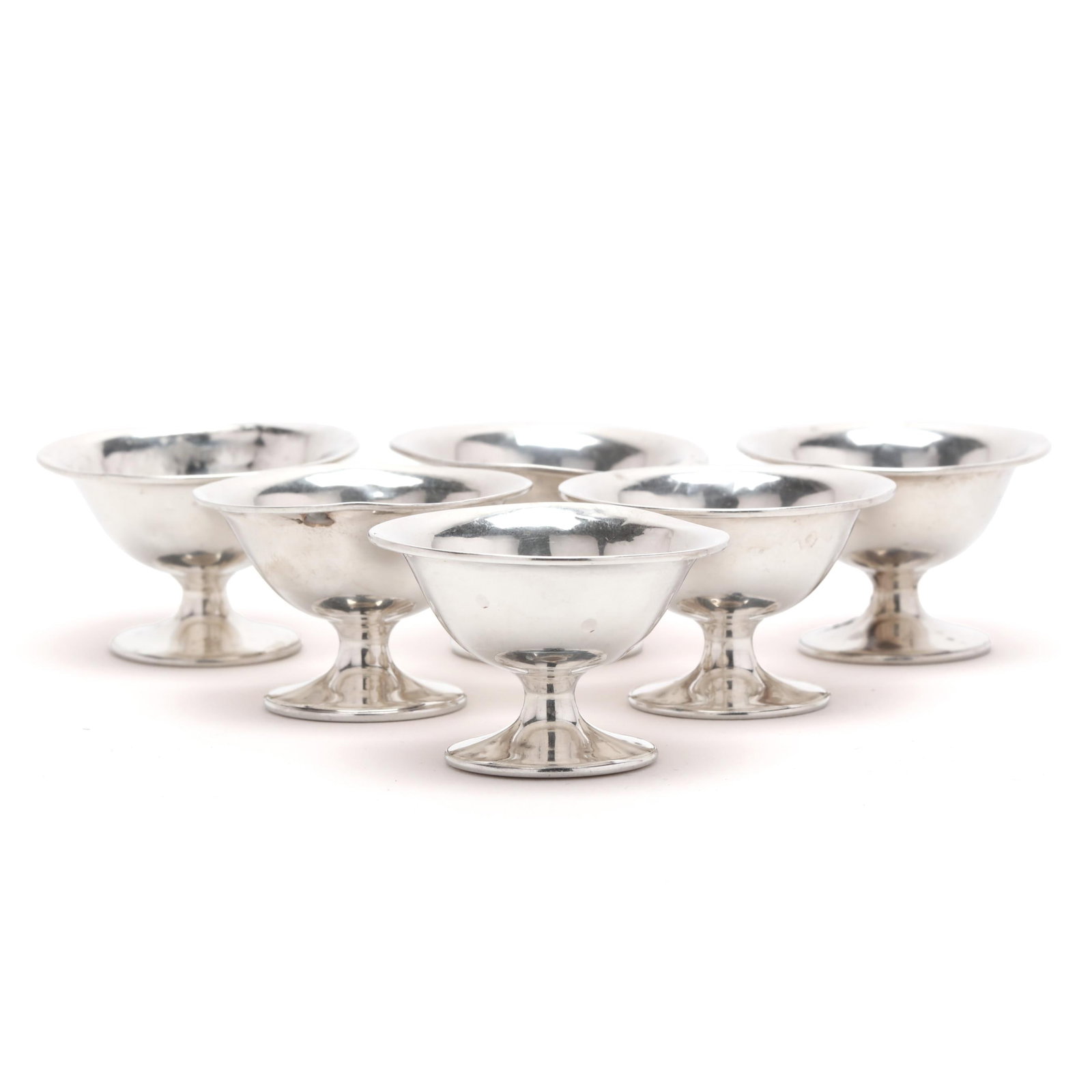 Set of Six Sterling Silver Salt Cellars, Mark of G. H. French & Co. (1 of 5)