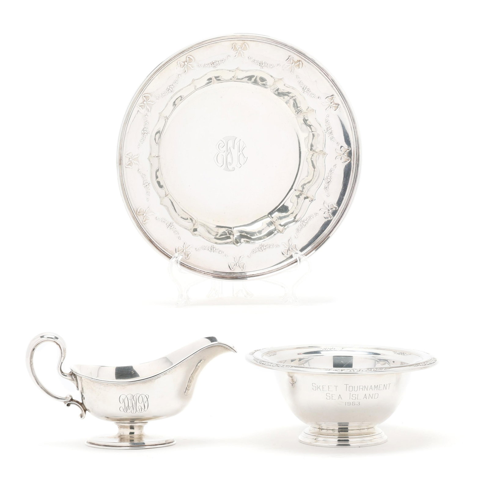 Three Pieces of Sterling Silver Tableware (1 of 9)
