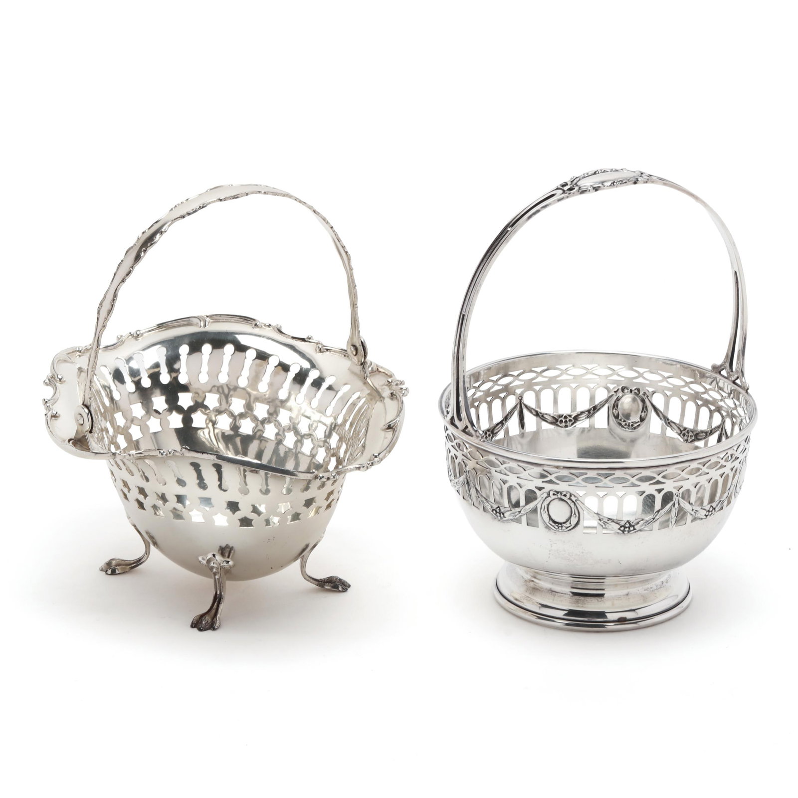 Two Sterling Silver Bon Bon Baskets (1 of 8)
