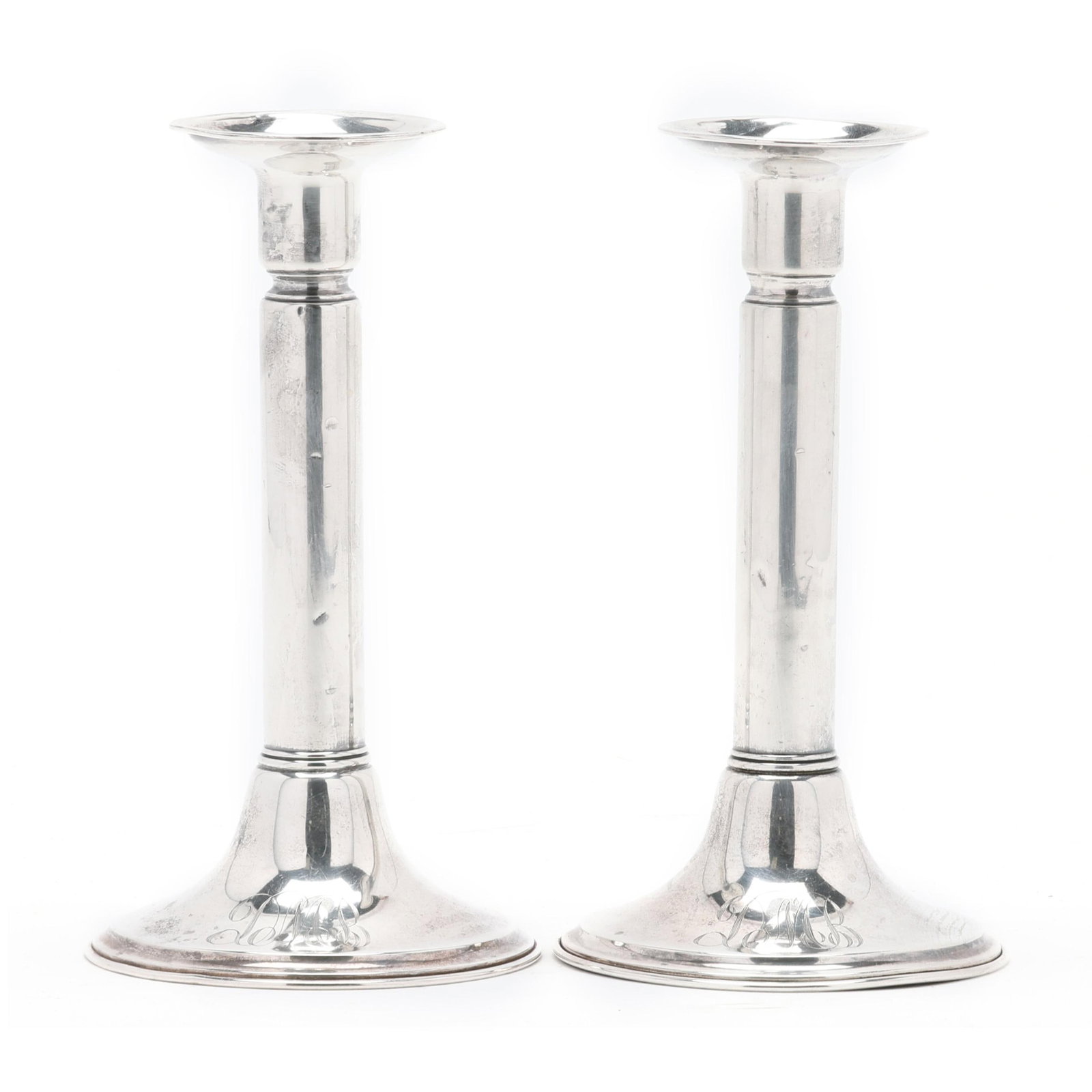 Pair of Frank Whiting Sterling Silver Candlesticks (1 of 7)