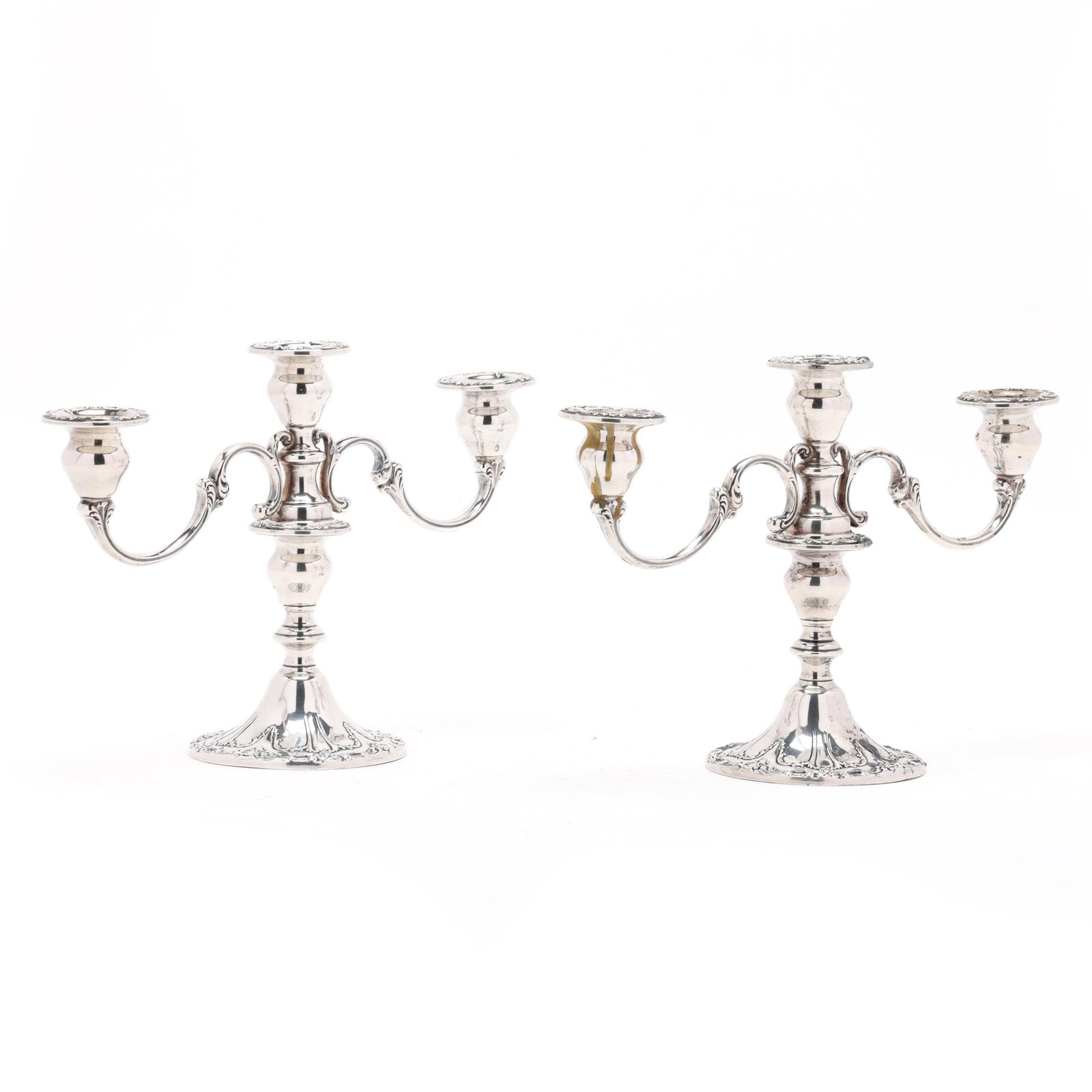 Pair of Gorham Chantilly Duchess Sterling Silver Candelabra (1 of 11)