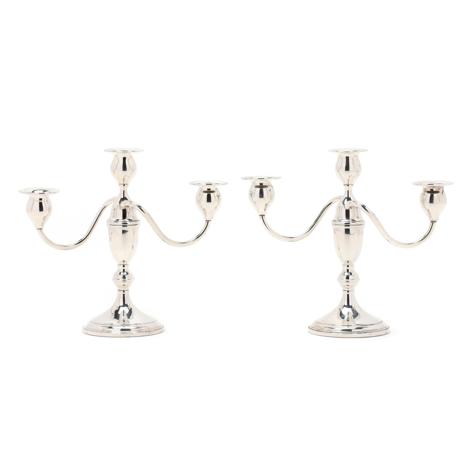Pair of Preisner Sterling Silver Candelabra (1 of 9)