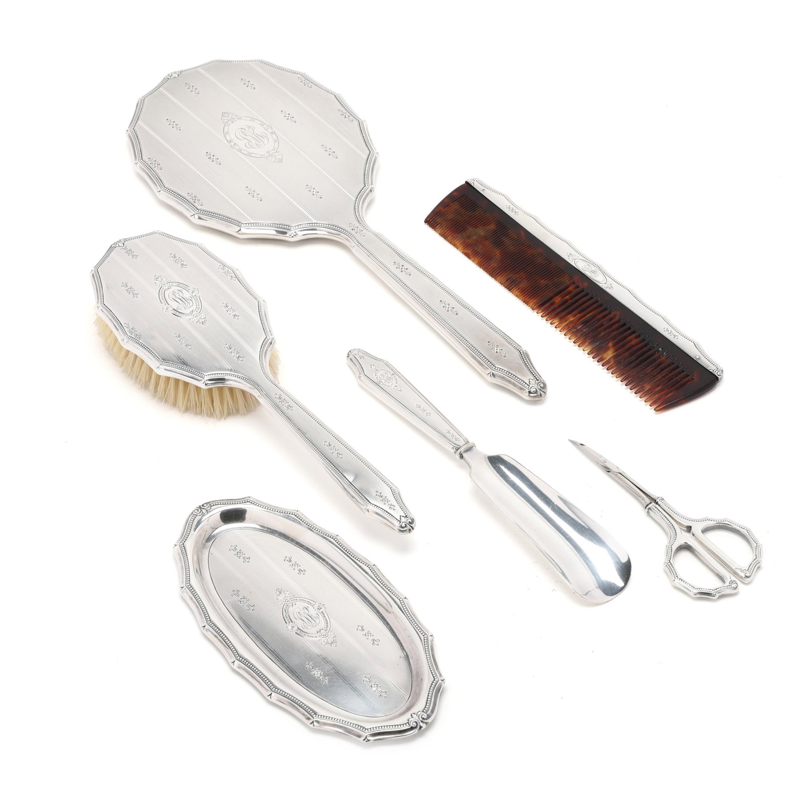 Dominick & Haff Sterling Silver Vanity Set (1 of 13)