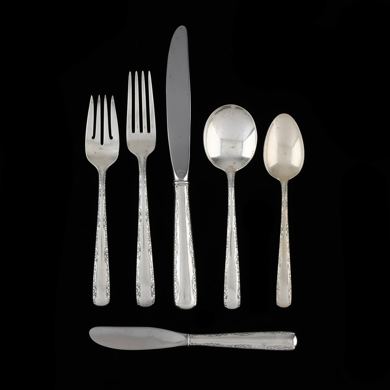 Gorham Camelia Sterling Silver Flatware Service (1 of 5)