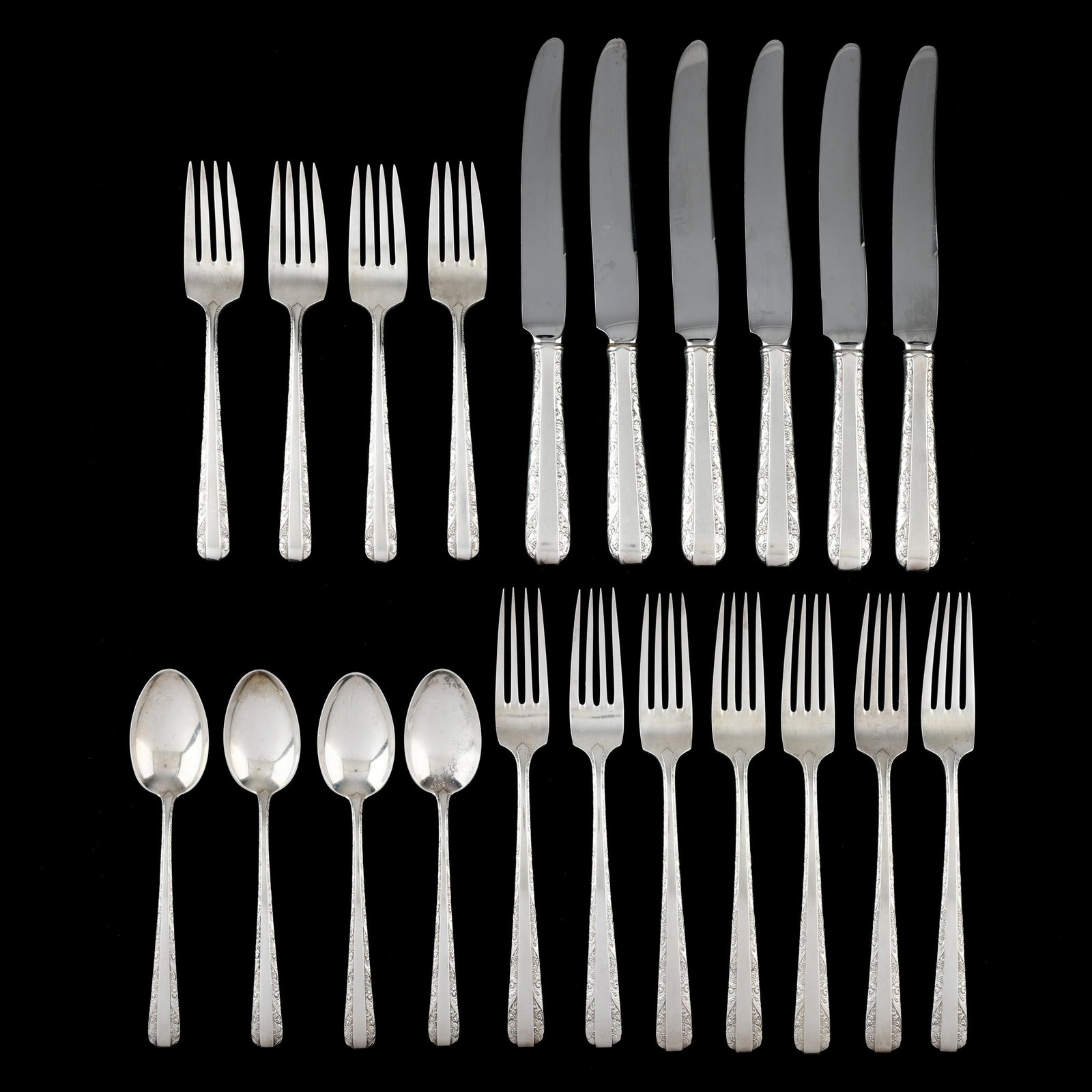 Partial Set of Towle Candlelight Sterling Silver Flatware (1 of 5)