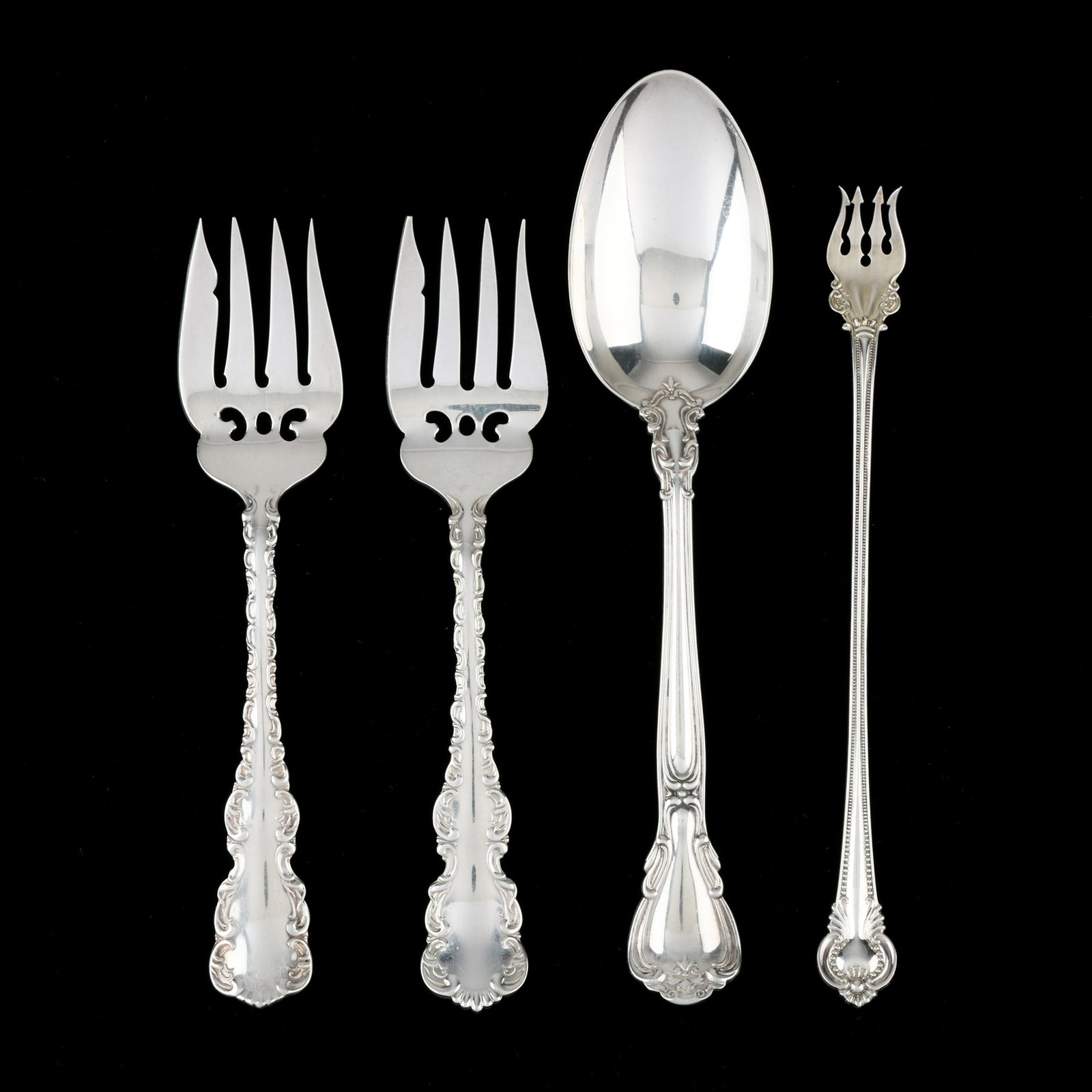 Four Sterling Silver Flatware Servers (1 of 6)