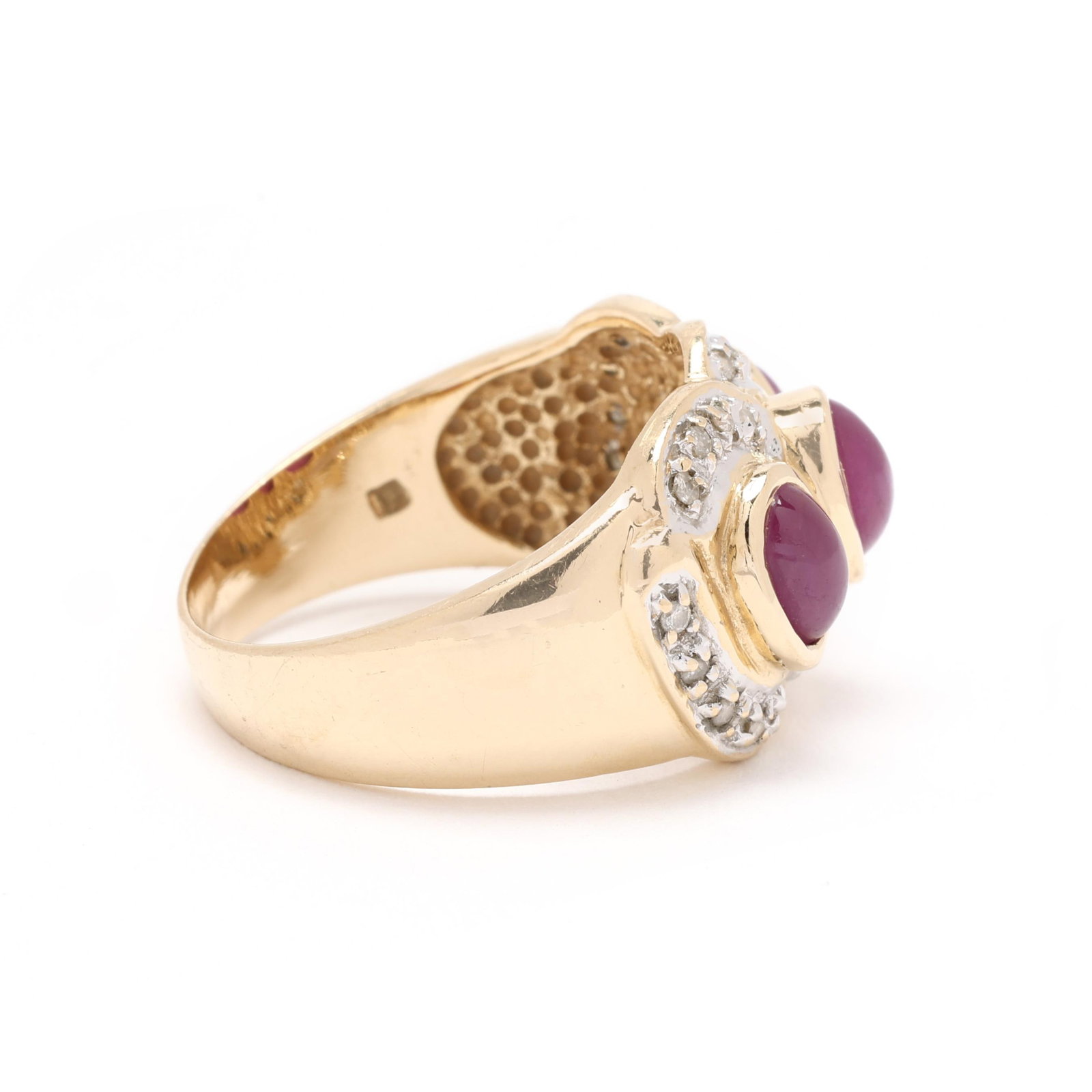 Gold, Ruby, and Diamond Ring - 2