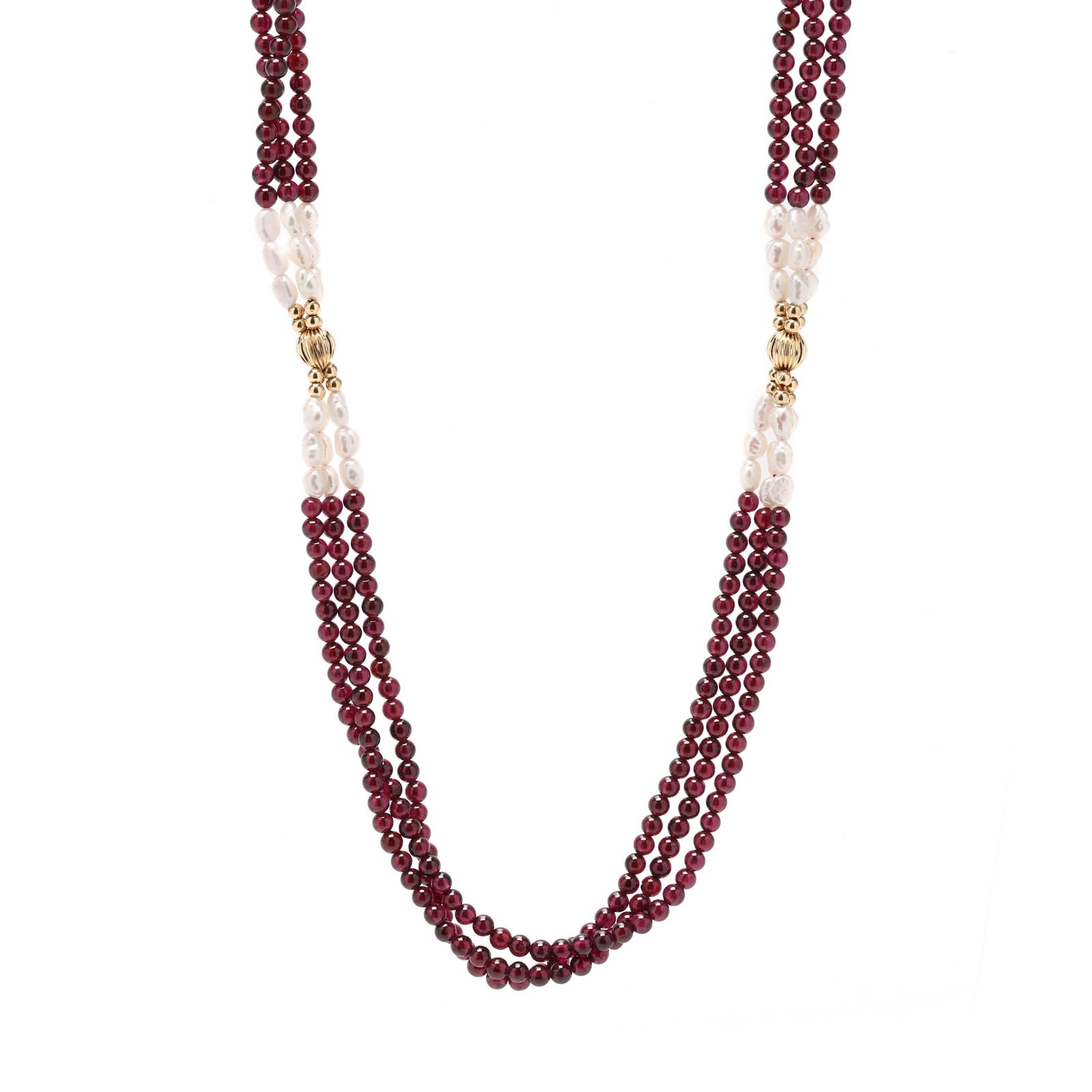 Two Multi-Strand Beaded Necklaces - 2