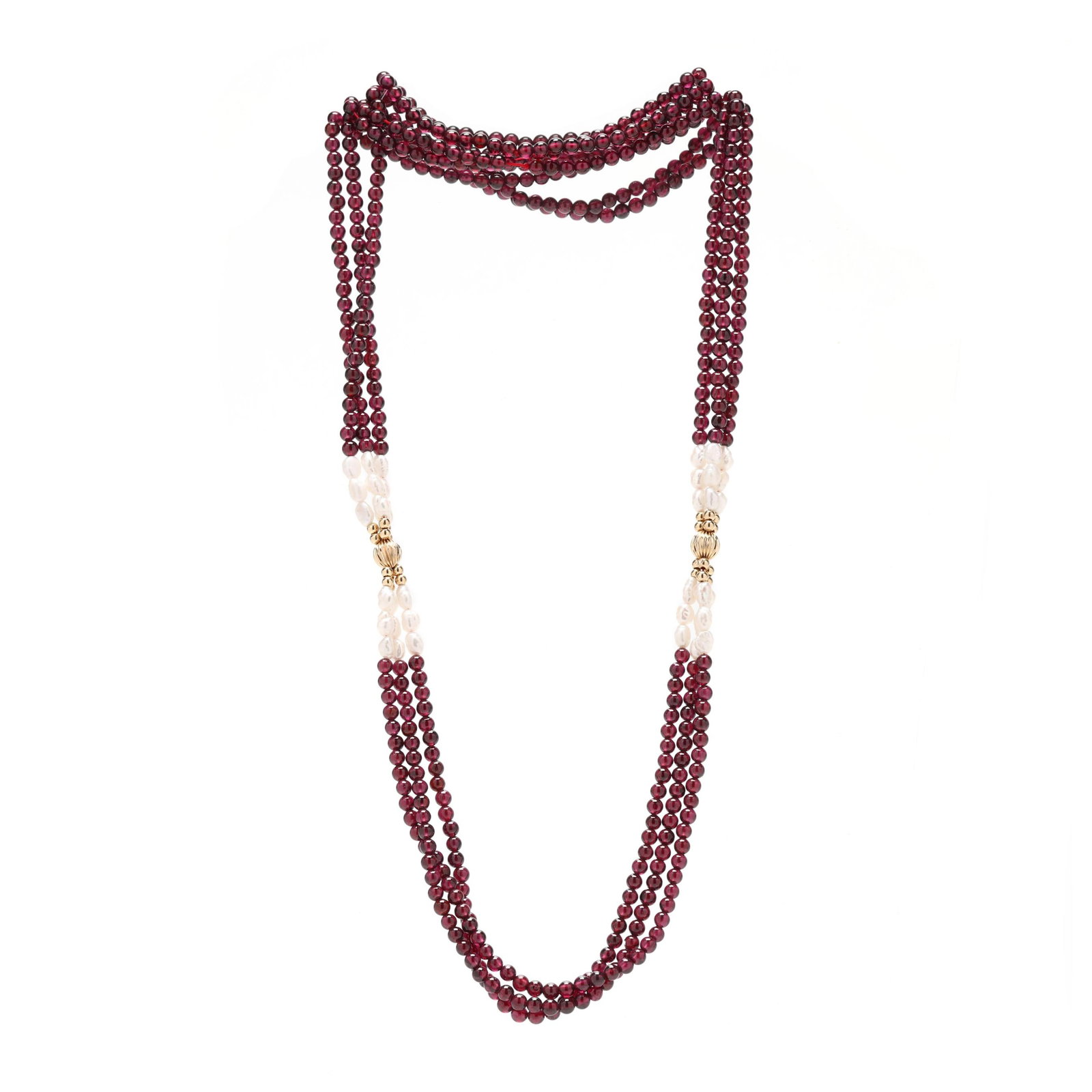 Two Multi-Strand Beaded Necklaces - 3