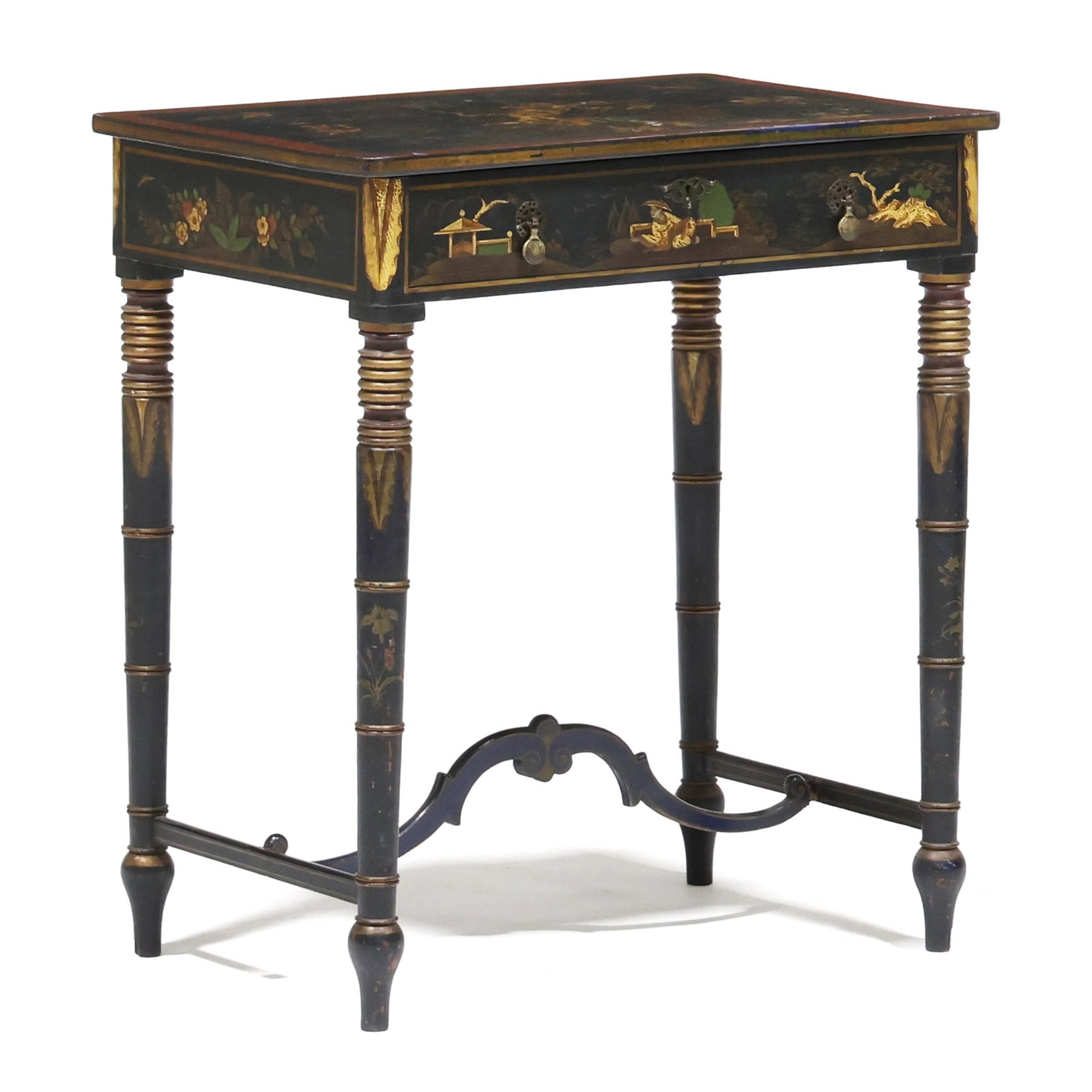 English Chinoiserie Diminutive Writing Table (1 of 7)