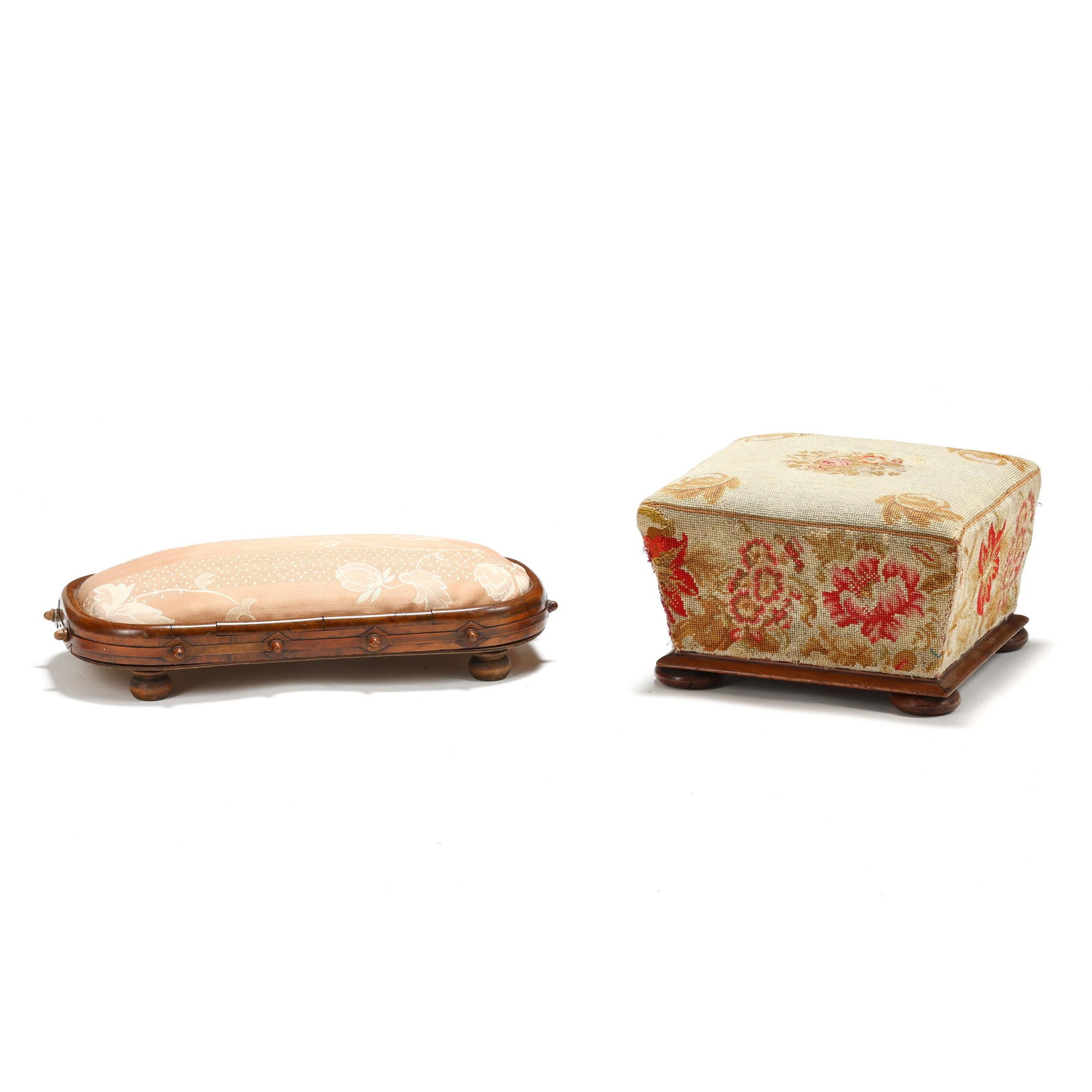 Two Antique English Footstools (1 of 6)