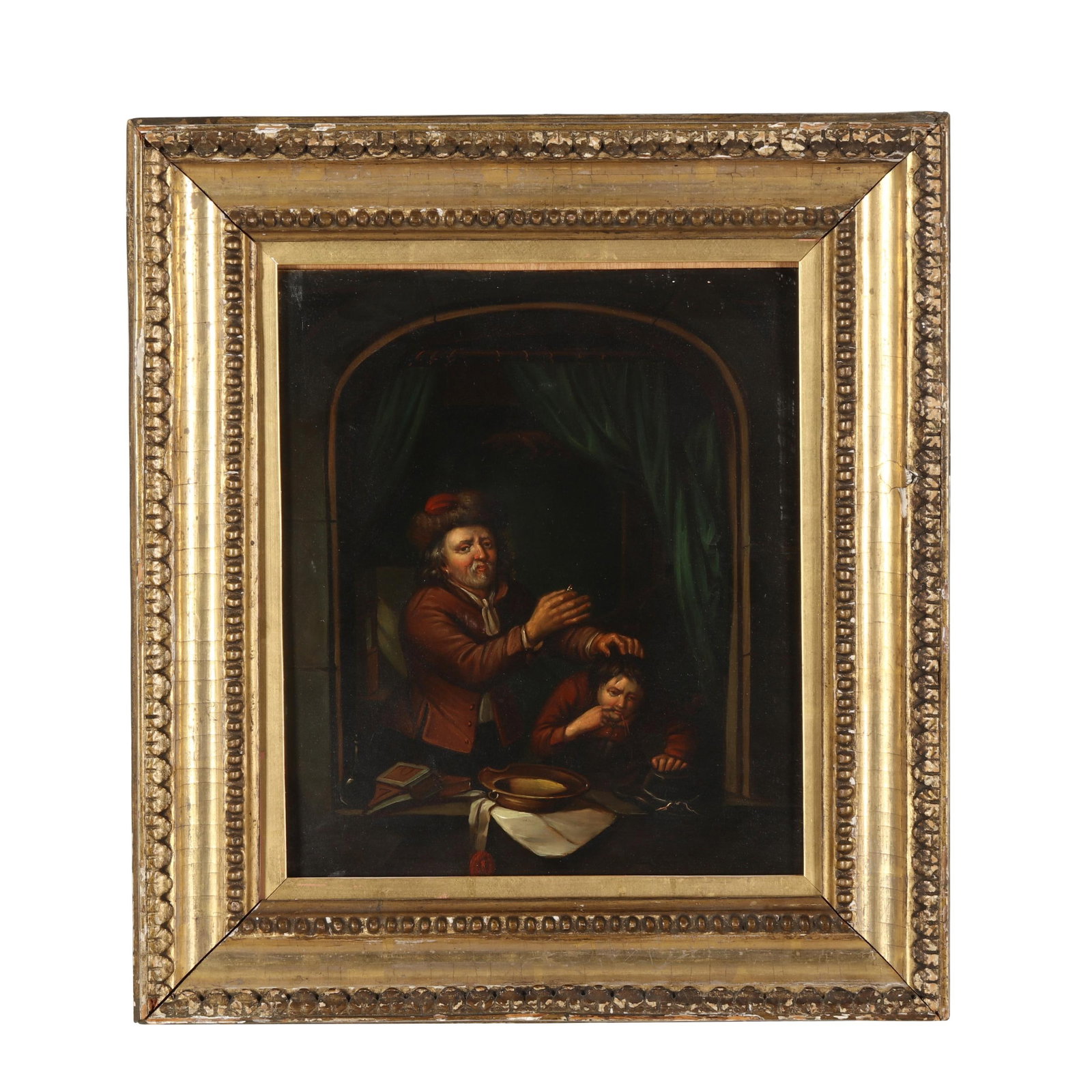 Manner of Gerrit Dou (Dutch, 1613-1675), Dentist Pulling Teeth (1 of 5)