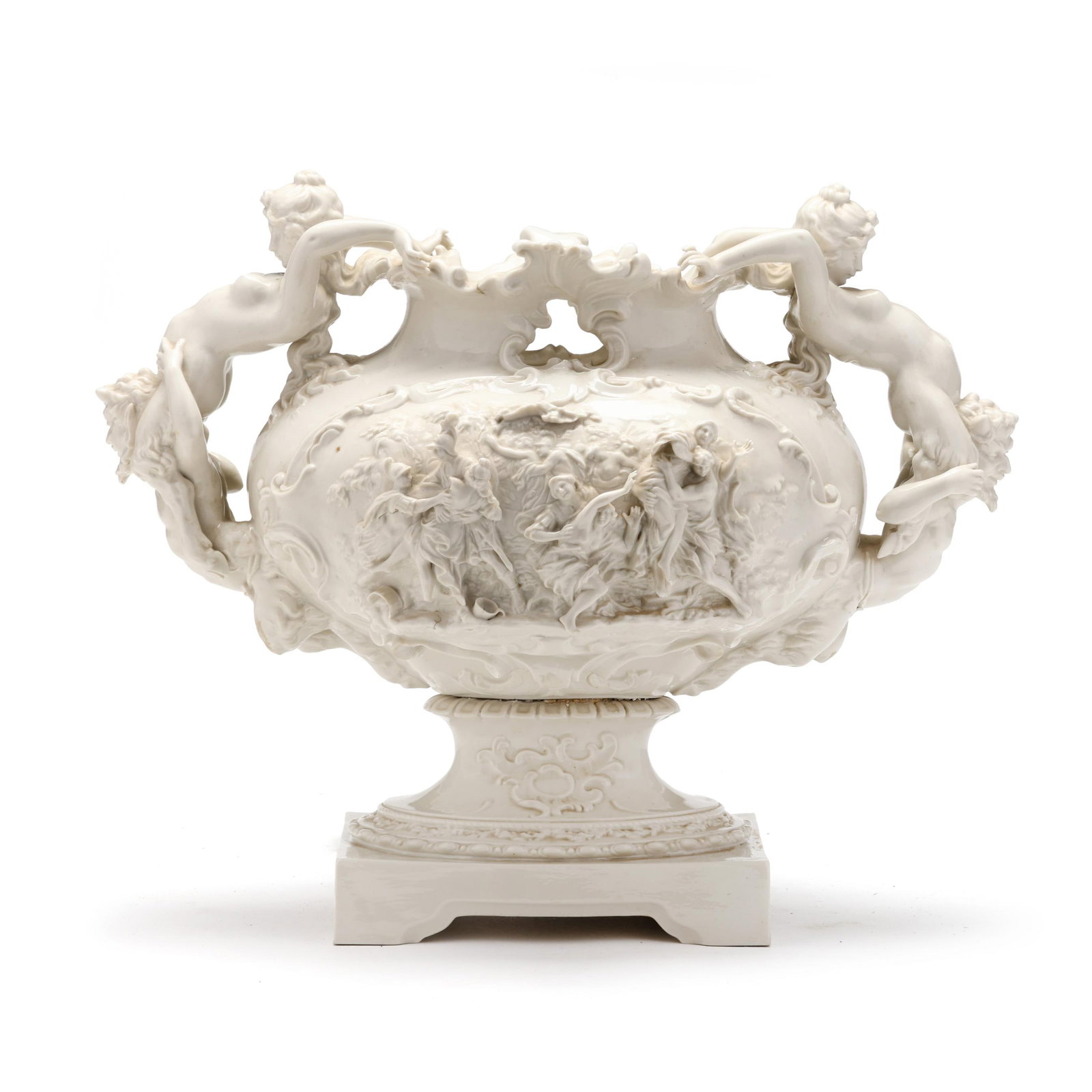 Capodimonte, Blanc de Chine Mythology Centerpiece Vase (1 of 9)