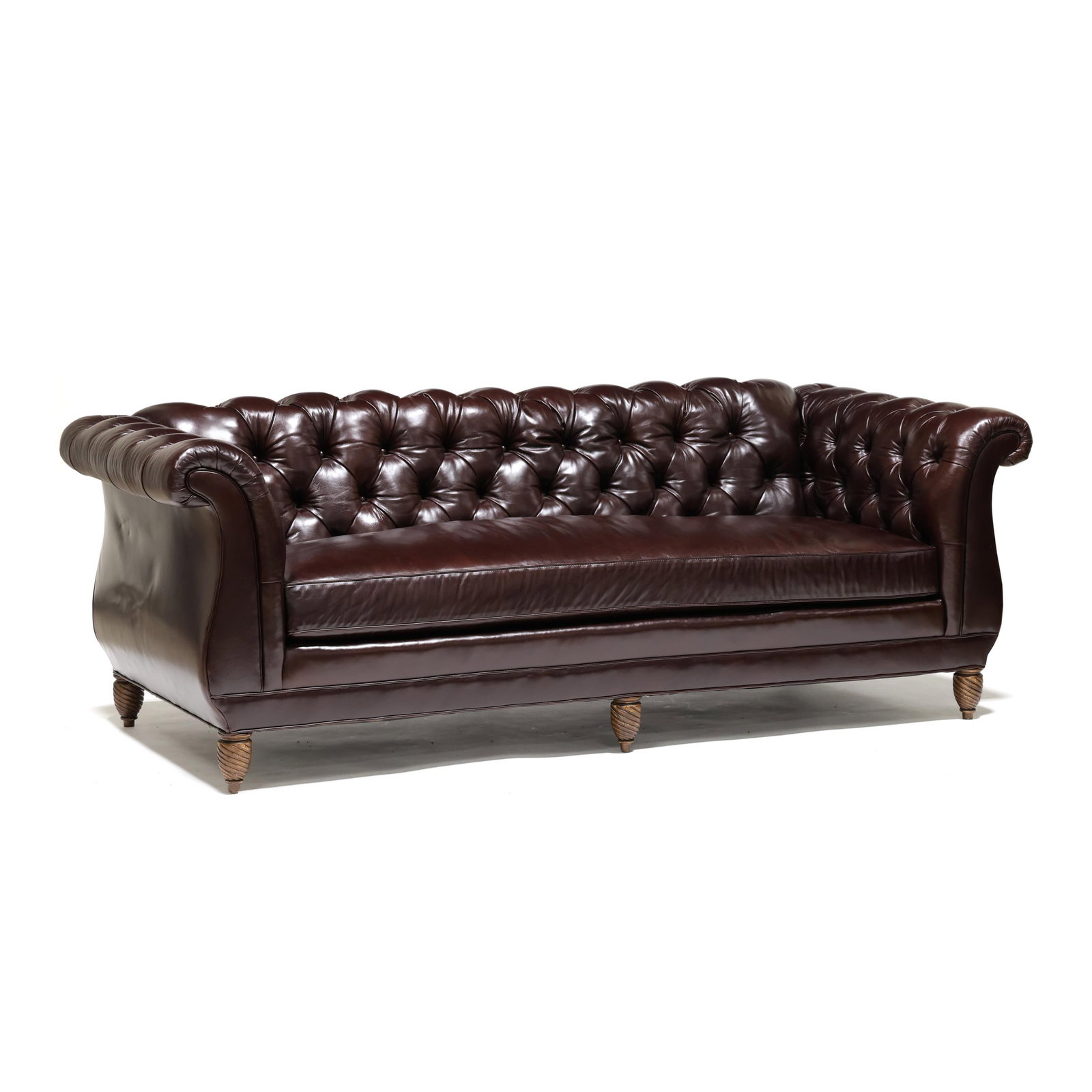 Trends 'N Traditions, Tufted Leather Sofa (1 of 6)
