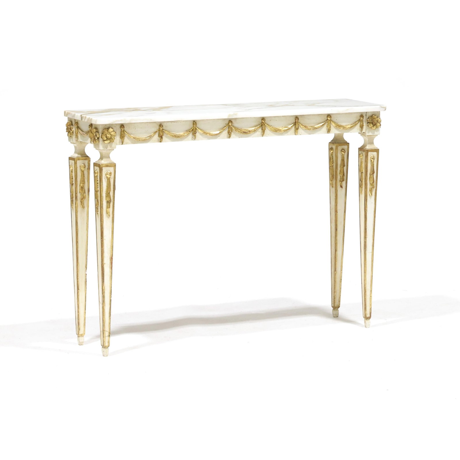 Vintage Italianate Marble Top Console Table (1 of 7)