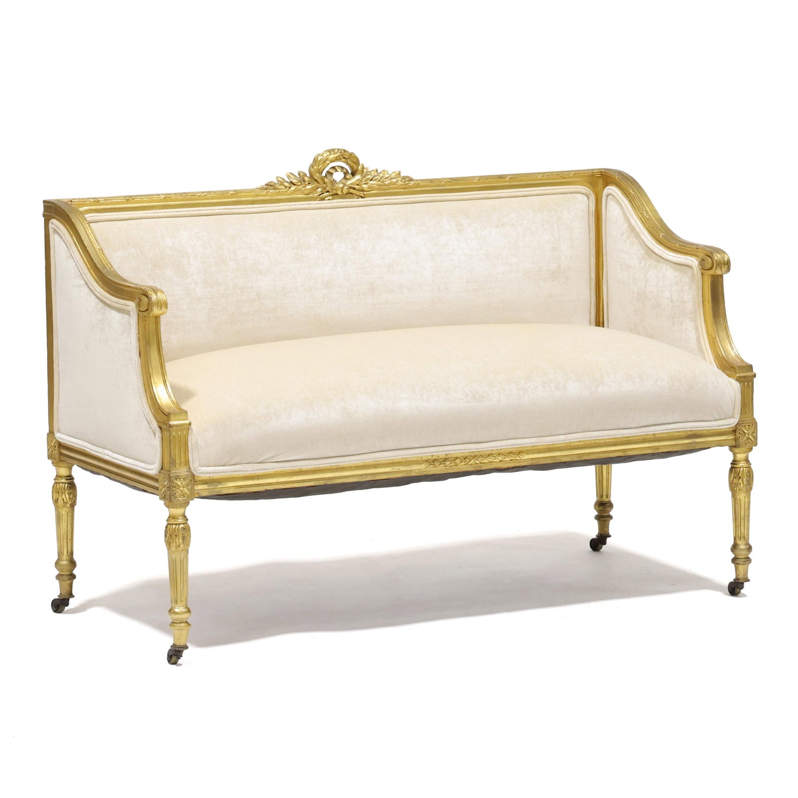 Louis XV Style Carved and Gilt Settee (1 of 5)