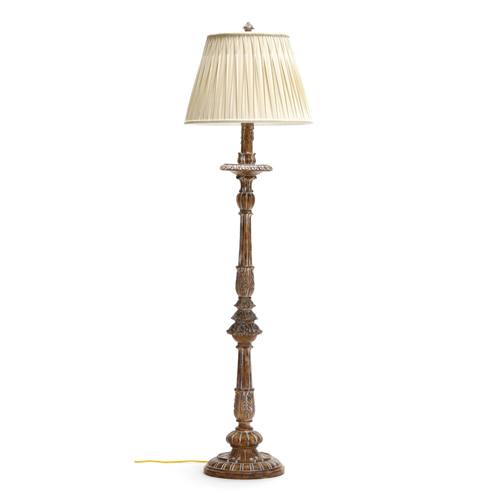 Italianate Carved Wood Floor Lamp (1 of 6)