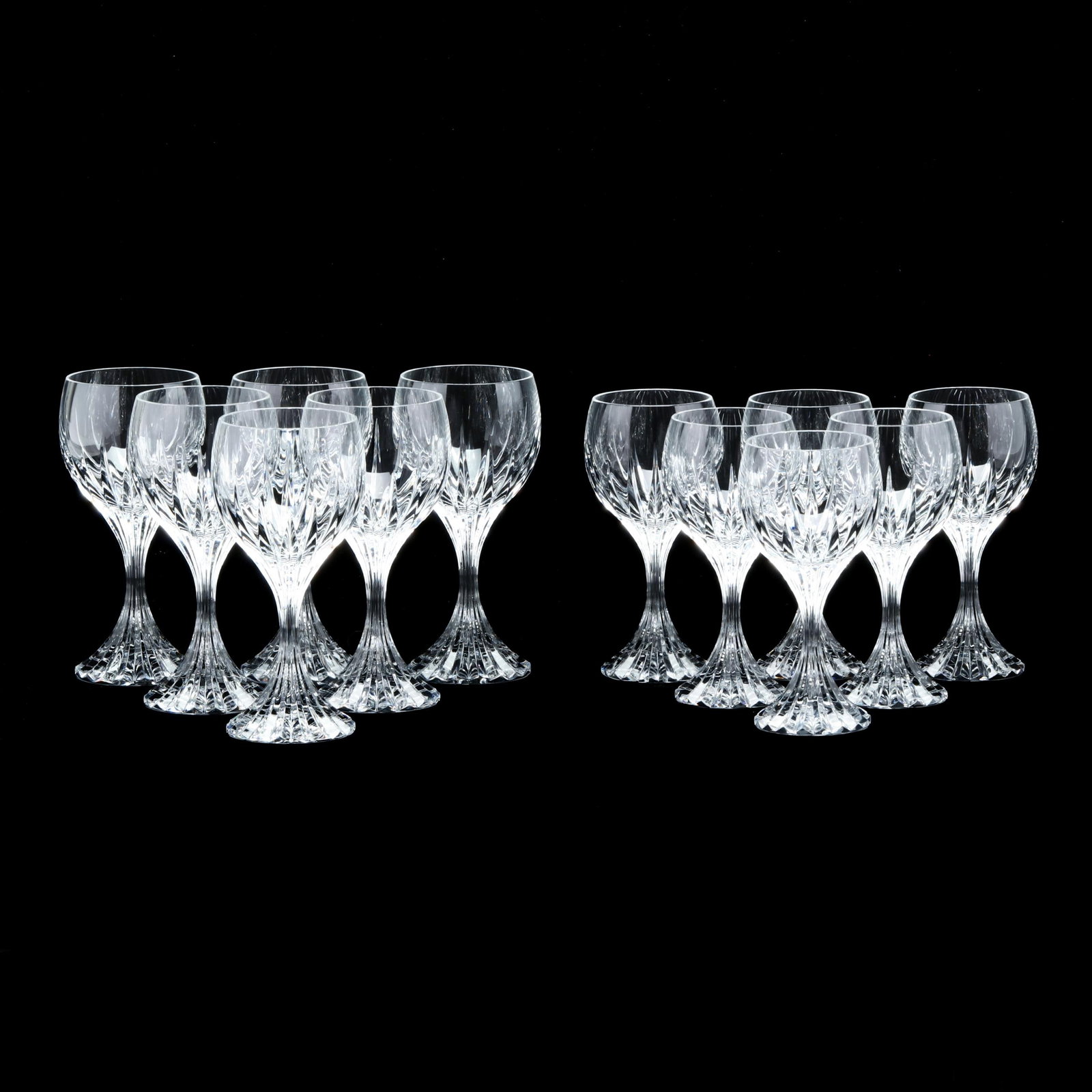 Baccarat, Set of Twelve Massena Crystal Stems (1 of 6)