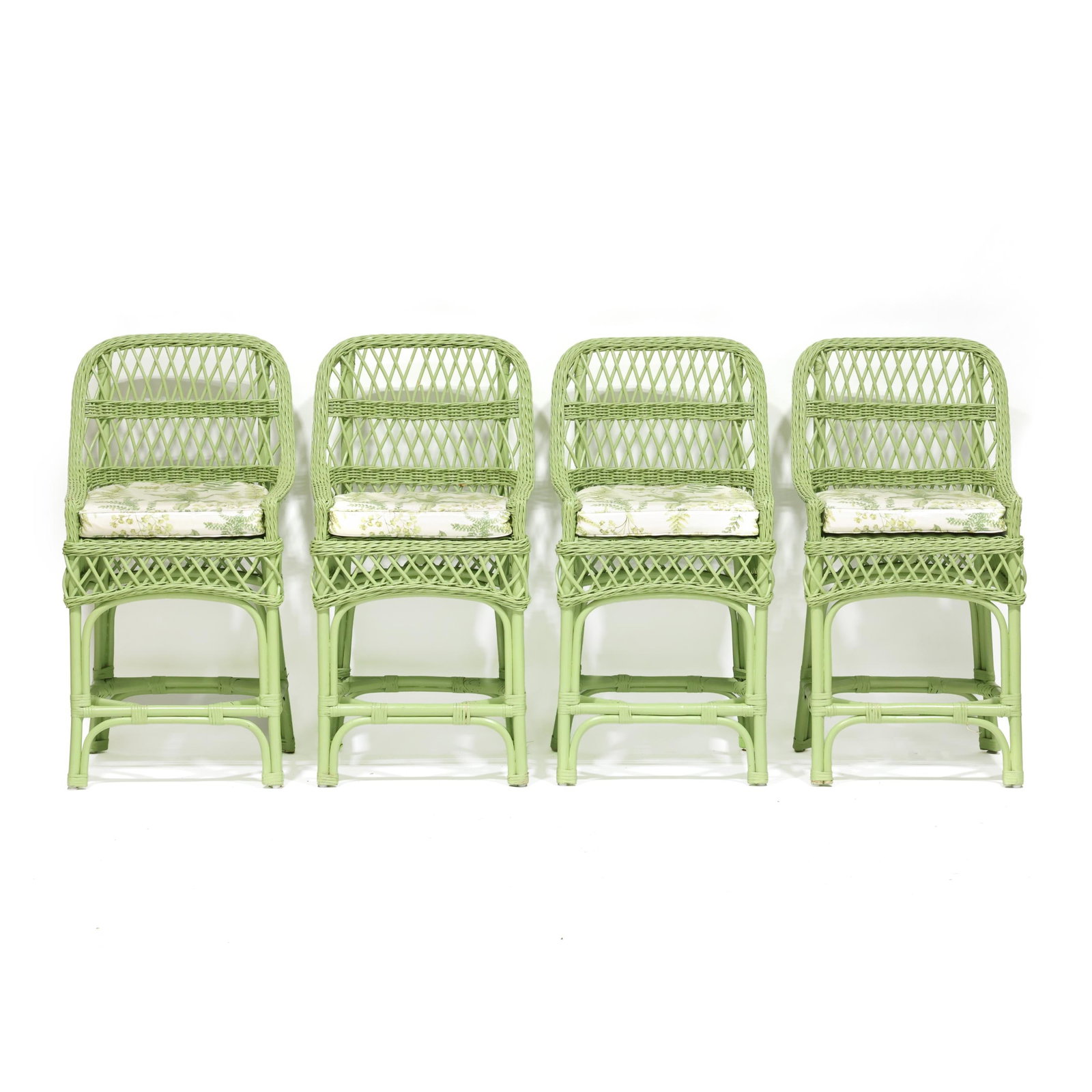 Memorie Design, Lemonade Counter Stool Set of Four with Designer Fabric Cushions (1 of 9)