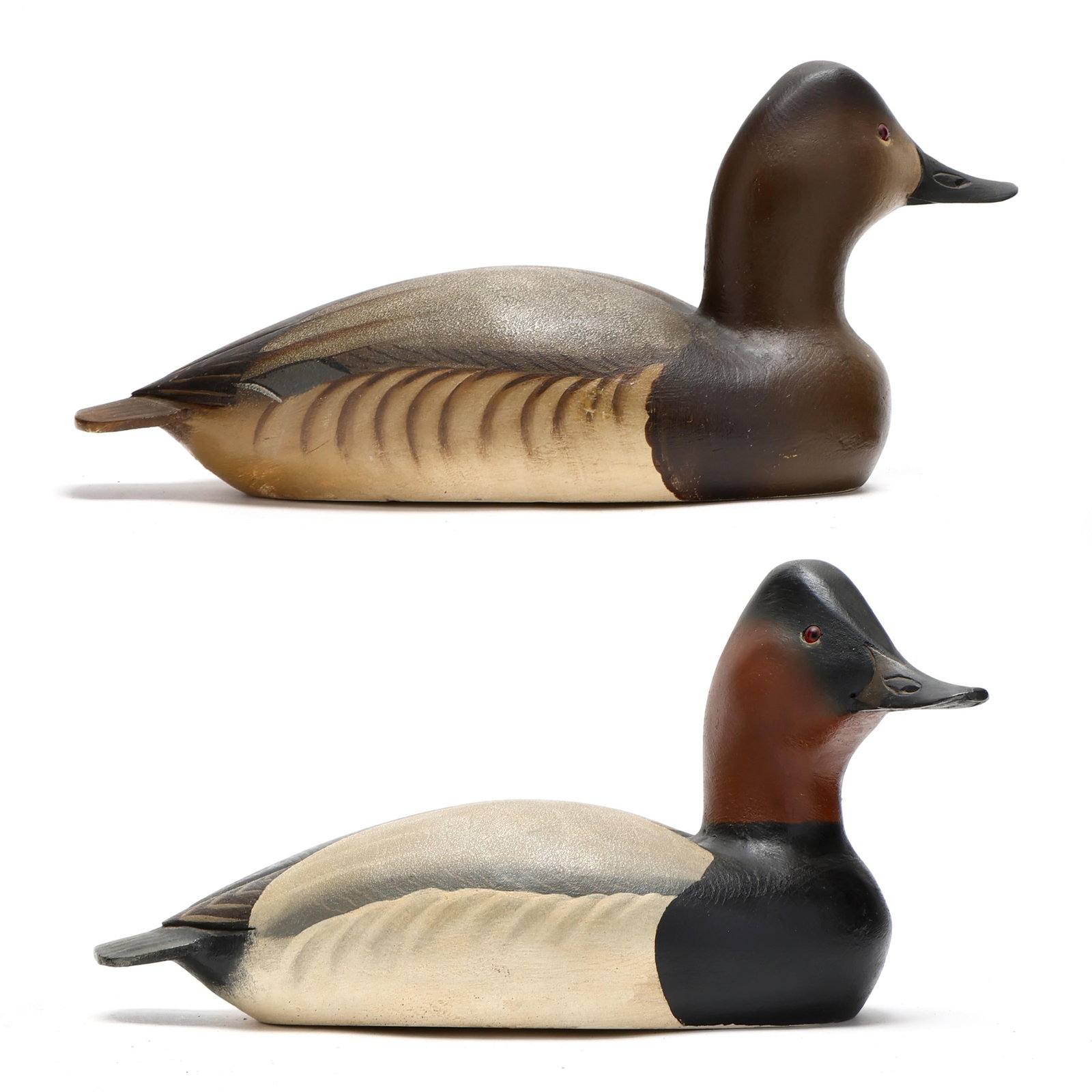 Ward Brothers (MD, Steve Ward 1895-1976 and Lem Ward 1896-1984), Pair of Canvasbacks (1 of 11)