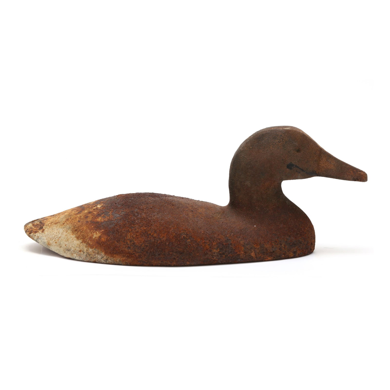 Sanders Foundry Sinkbox Canvasback: Sanders Foundry Sinkbox Canvasback Elizabeth City, North Carolina, circa 1920s, cast iron. Length 14.25 in. x 5 x 5.5 Additional high-resolution photos are available at www.lelandlittle.com