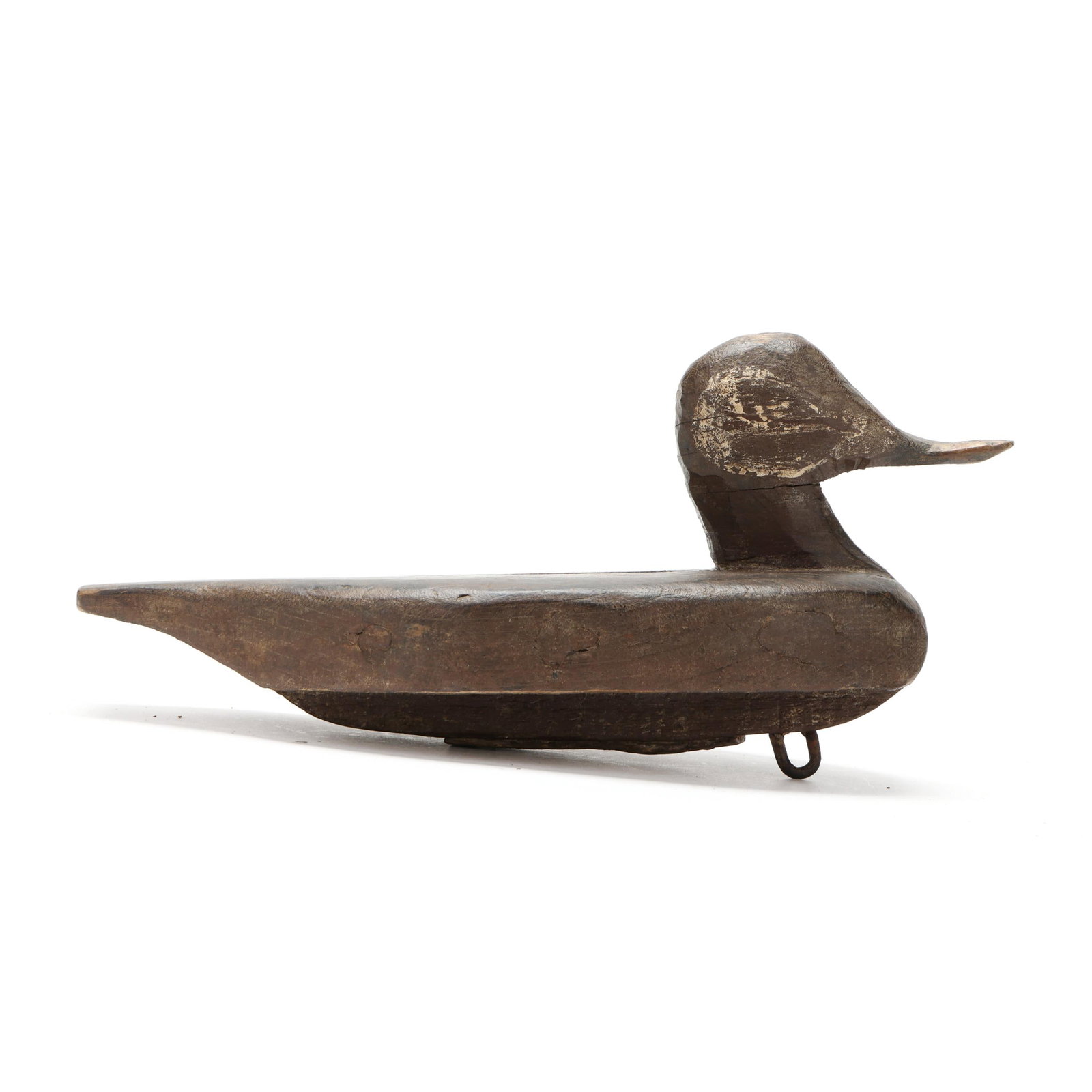 Early Back Bay Ruddy Duck: Early Back Bay Ruddy Duck Back Bay, Virginia, circa 1950s, carved and painted wood. Length 11 in. x 5 x 5 Body made from three horizontally laminated pieces. From a Private Collection donated to benef