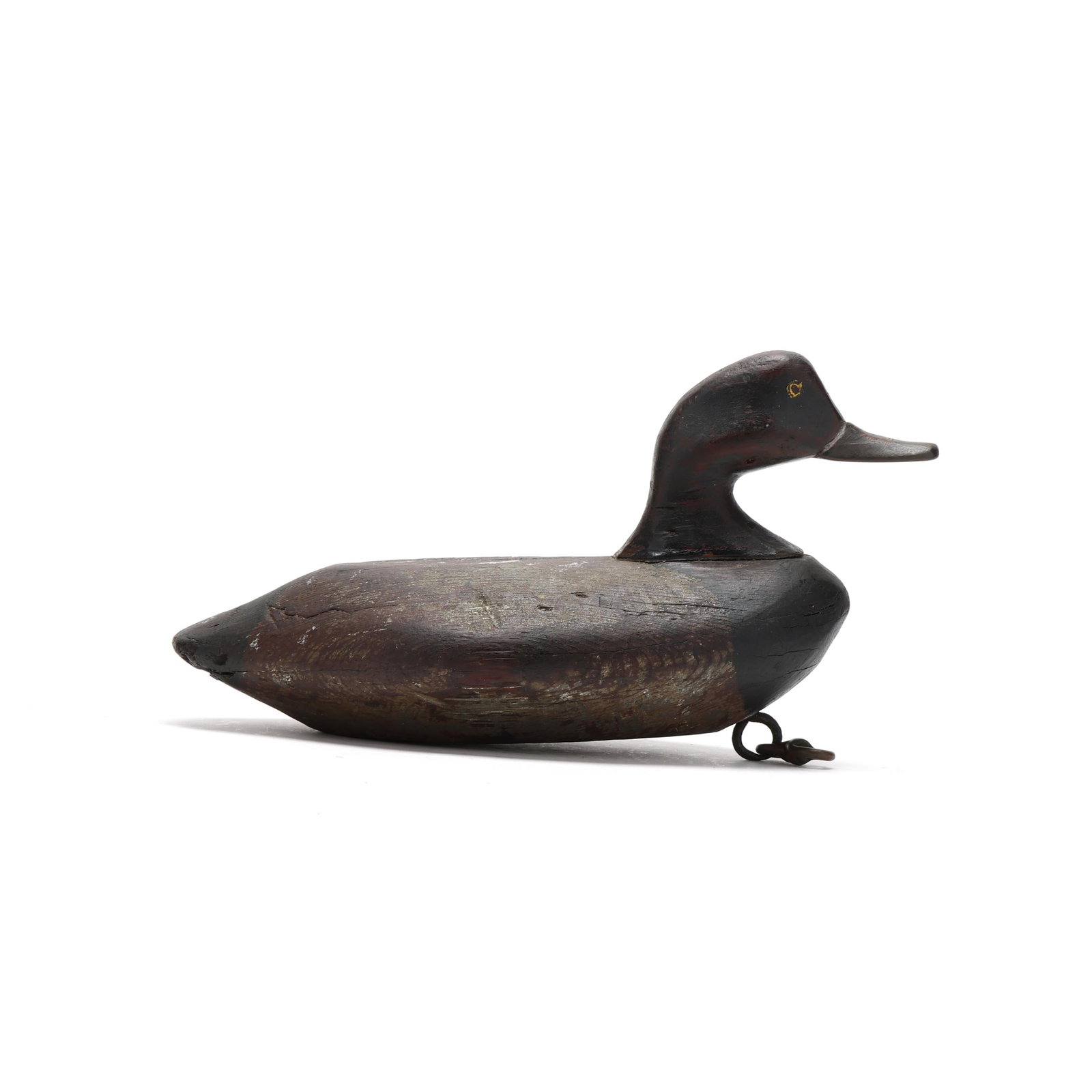 Al Bell (MD), Redhead: Al Bell (MD), Redhead Baltimore, Maryland, circa 1910, carved and painted wood. Length 14.5 in. x 7.5 x 6.5 From a Private Collection donated to benefit the conservation efforts of Ducks Unlimited, In