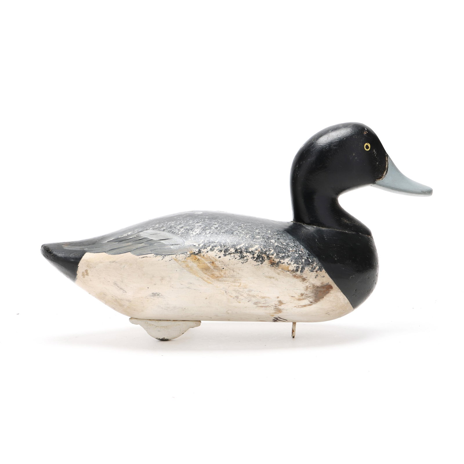Charlie Bryan (MD, 1920-2008), Bluebill: Charlie Bryan (MD, 1920-2008), Bluebill Middle River, Maryland, circa 1957, signed and dated. Length 14 in. x 8 x 6.5 From a Private Collection donated to benefit the conservation efforts of Ducks Unl
