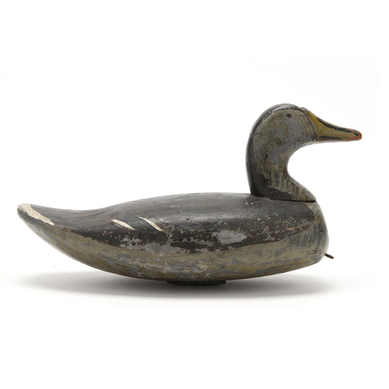 Nick Trahan (LA, 1900-1967), Hen Mallard: Nick Trahan (LA, 1900-1967), Hen Mallard Lake Arthur, Louisiana, circa 1930s, carved and painted wood. Length 15.5 in. x 8.5 x 6.5 Additional high-resolution photos are available at www.lelandlittle.c