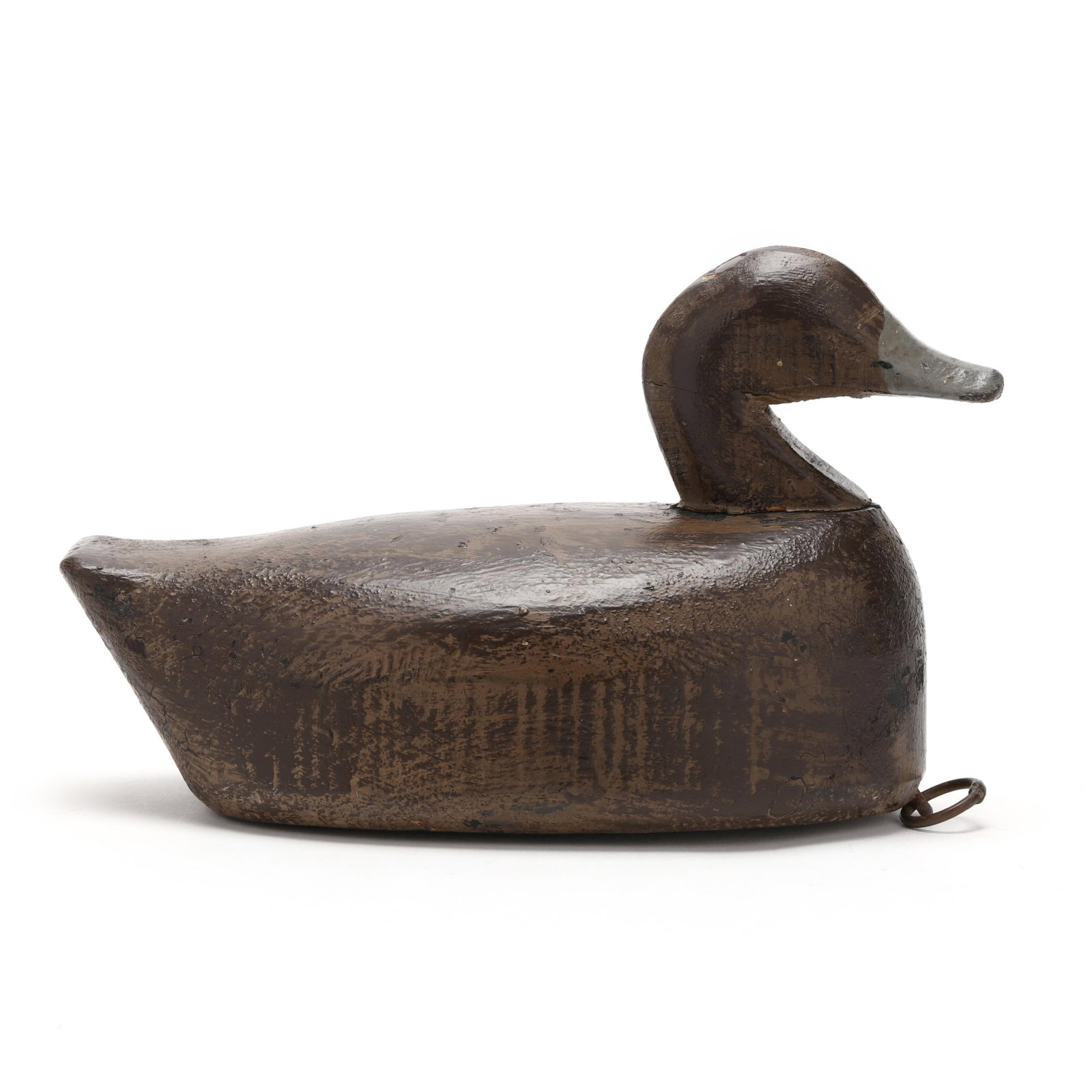 Bertrand "Buck" Eason (VA, 1927-2019), Hen Widgeon: Bertrand "Buck" Eason (VA, 1927-2019), Hen Widgeon Knotts Island, Virginia, circa 1940s, carved and painted wood. Length 10.5 in. x 6.5 x 5 From a Private Collection donated to benefit the