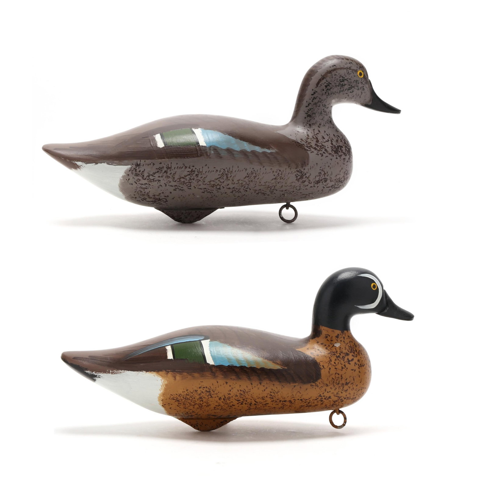 Captn Harry Jobes (MD, 1936-2019), Pair of Green-winged Teal (1 of 11)