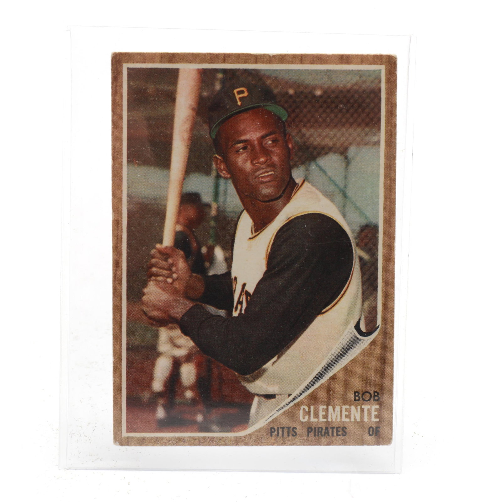 1962 Topps Bob Clemente Baseball Card (1 of 2)