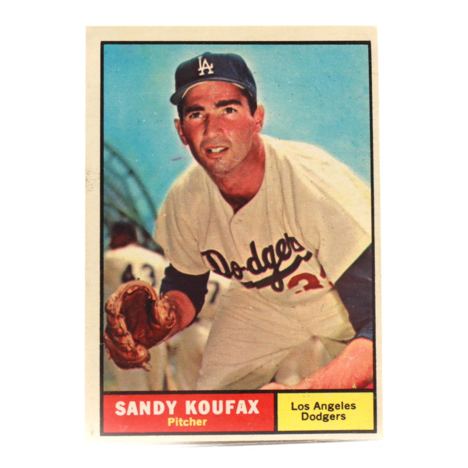 1961 Topps Sandy Koufax Baseball Card (1 of 2)