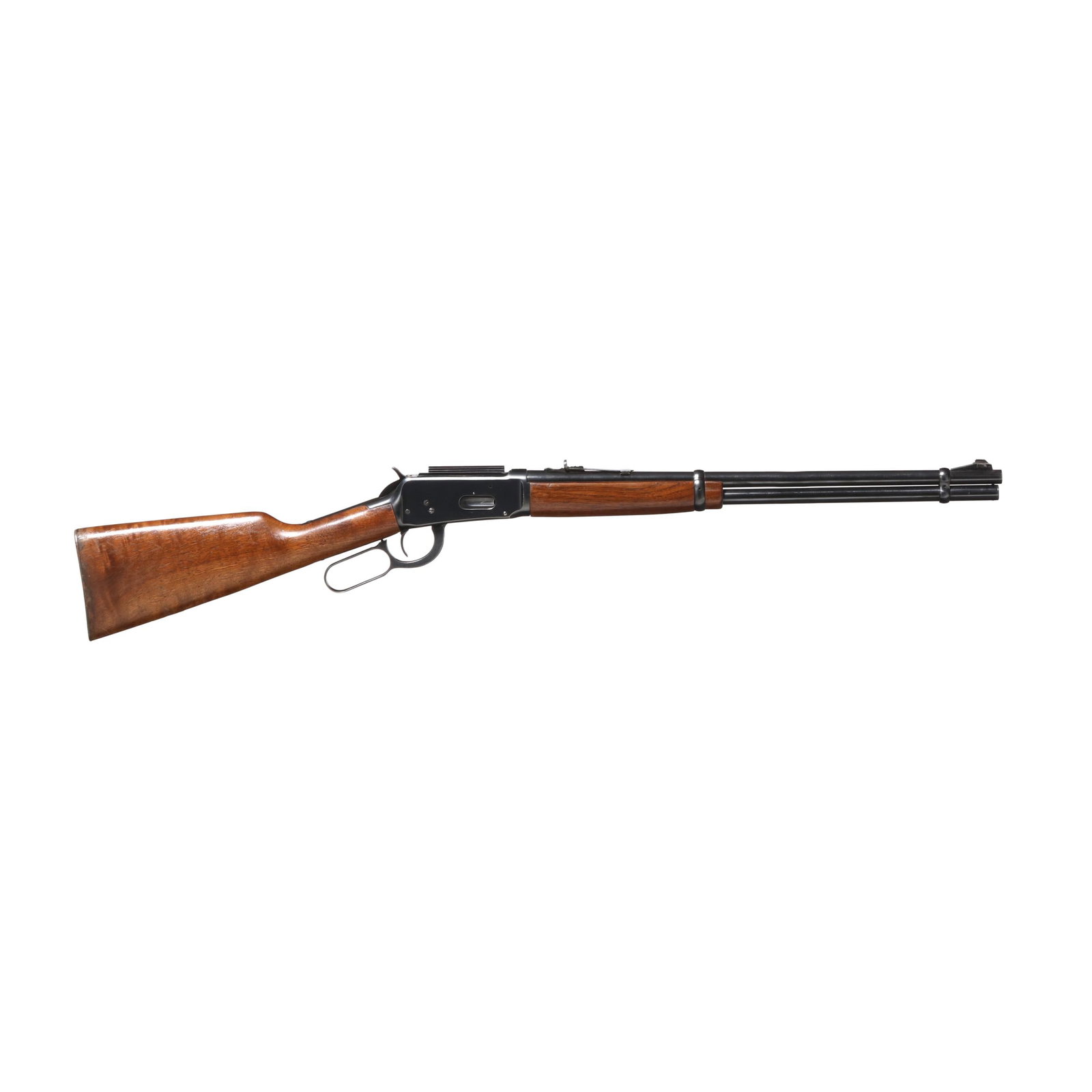 Winchester 1894 .32 Win. SPL Lever-Action Rifle: Winchester 1894 .32 Win. SPL Lever-Action Rifle Serial number 2219950 present on belly of receiver, text of WINCHESTER MODEL 94 .32 WIN. SPL. present on blued 20 in. round barrel, full length magazine