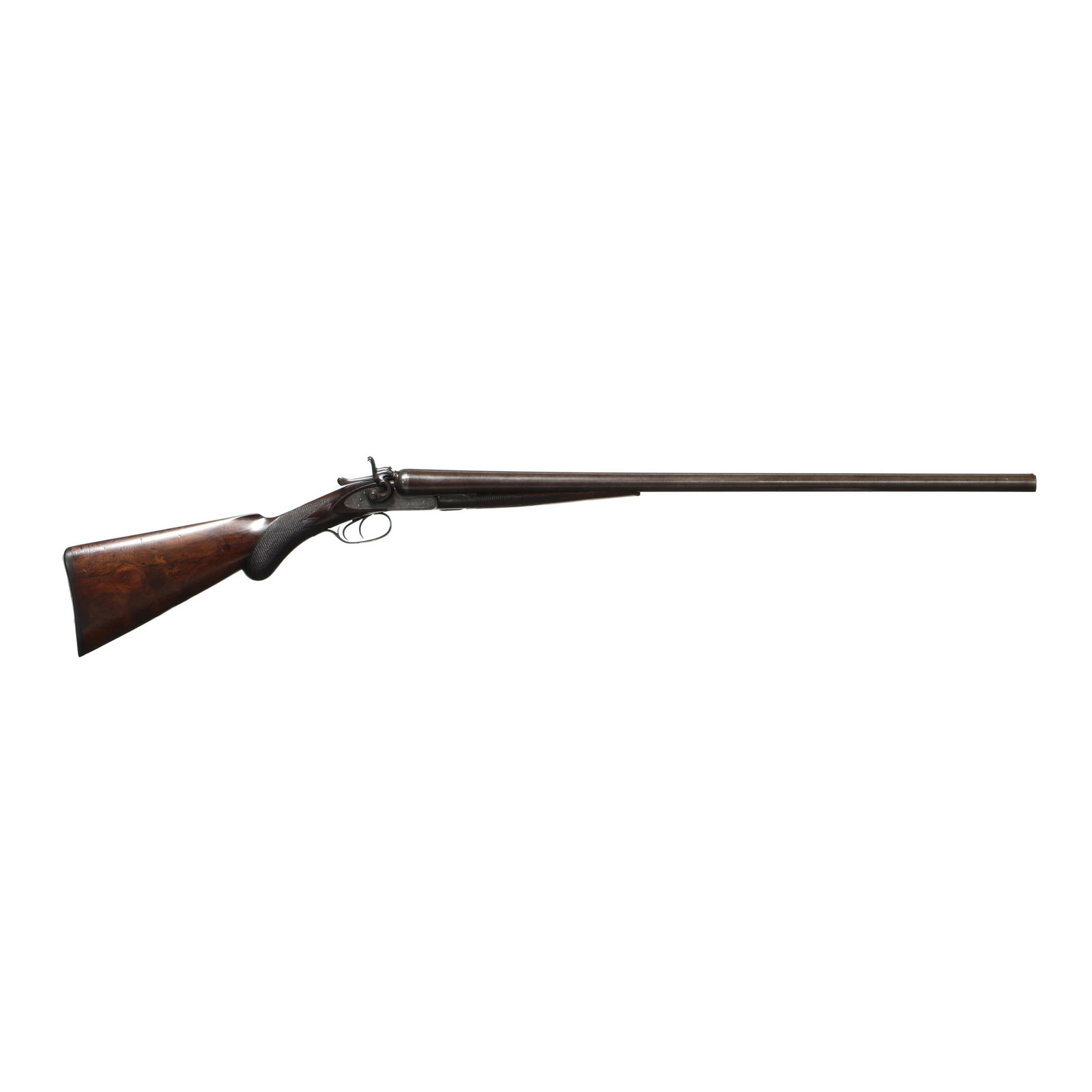 Colt Model 1878 Grade 2 12ga Hammergun: Colt Model 1878 Grade 2 12ga Hammergun Serial number 13039 present on trigger guard, forend iron, barrel flats and water table, text of COLT'S PT. F. A. MFG. CO. HARTFORD, CT. U.S.A. present on 30 in.