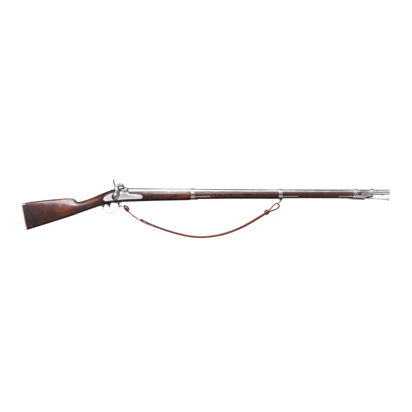 US Springfield 1849 Harpers Ferry Percussion Rifle w/ Sling (1 of 10)