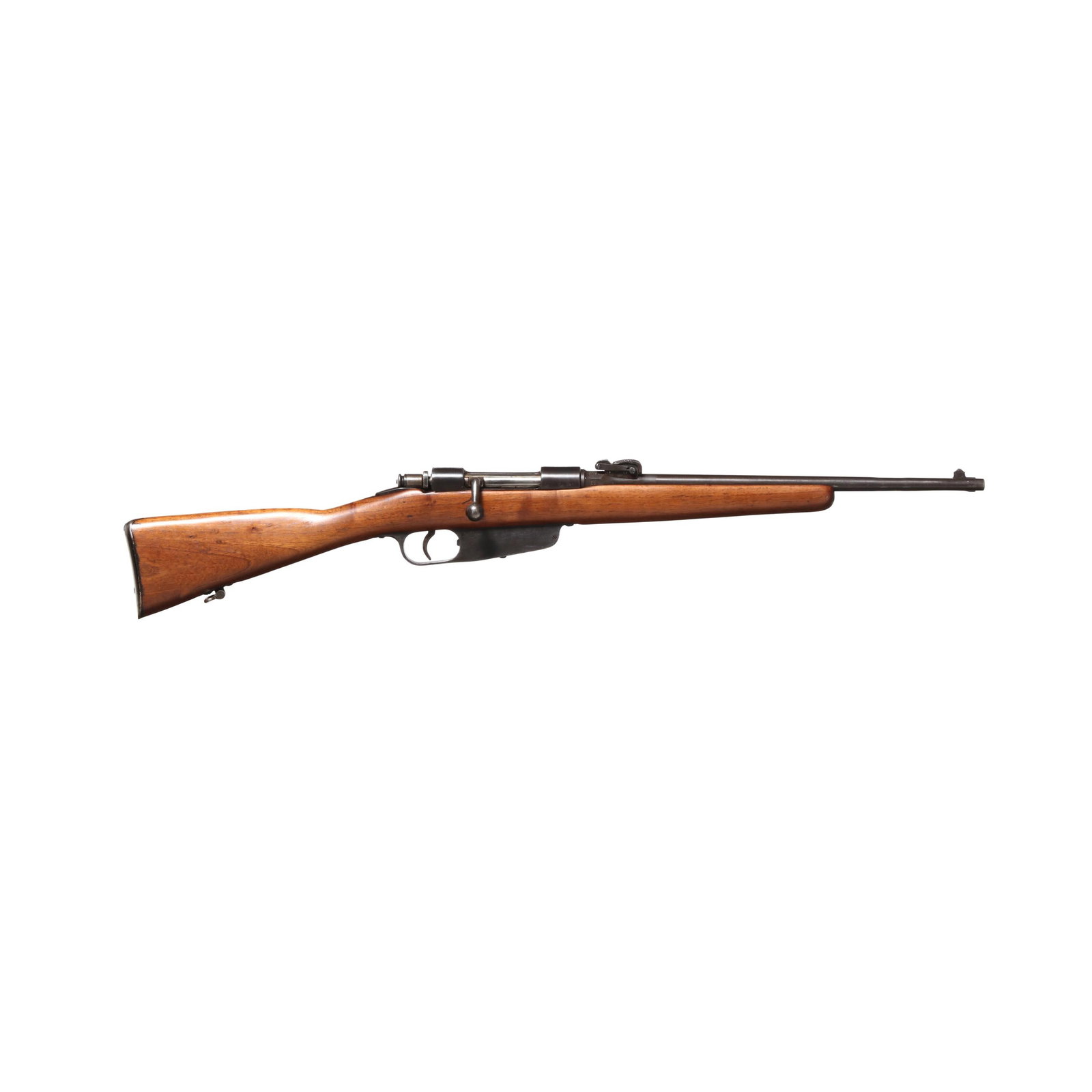 Fabbrica Nazionale d' Armi 1891/1924 6.5x52mm Carcano Sporterized Bolt-Action Rifle: Fabbrica Nazionale d' Armi 1891/1924 6.5x52mm Carcano Sporterized Bolt-Action Rifle Serial number T3306 present on barrel tenon, text of MADE IN ITALY present on receiver ring, text of 1916 BRESCIA pr