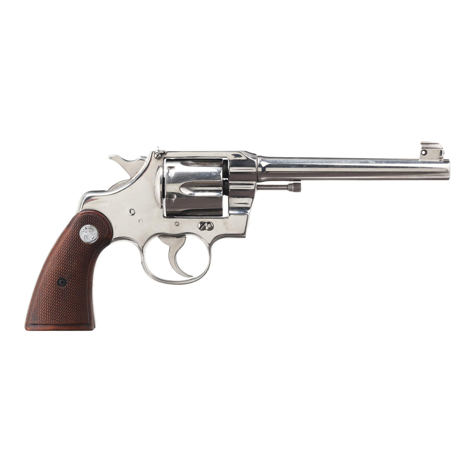 Colt Officer's Model .38 SPL Revolver w/ Leather Holster (1 of 11)