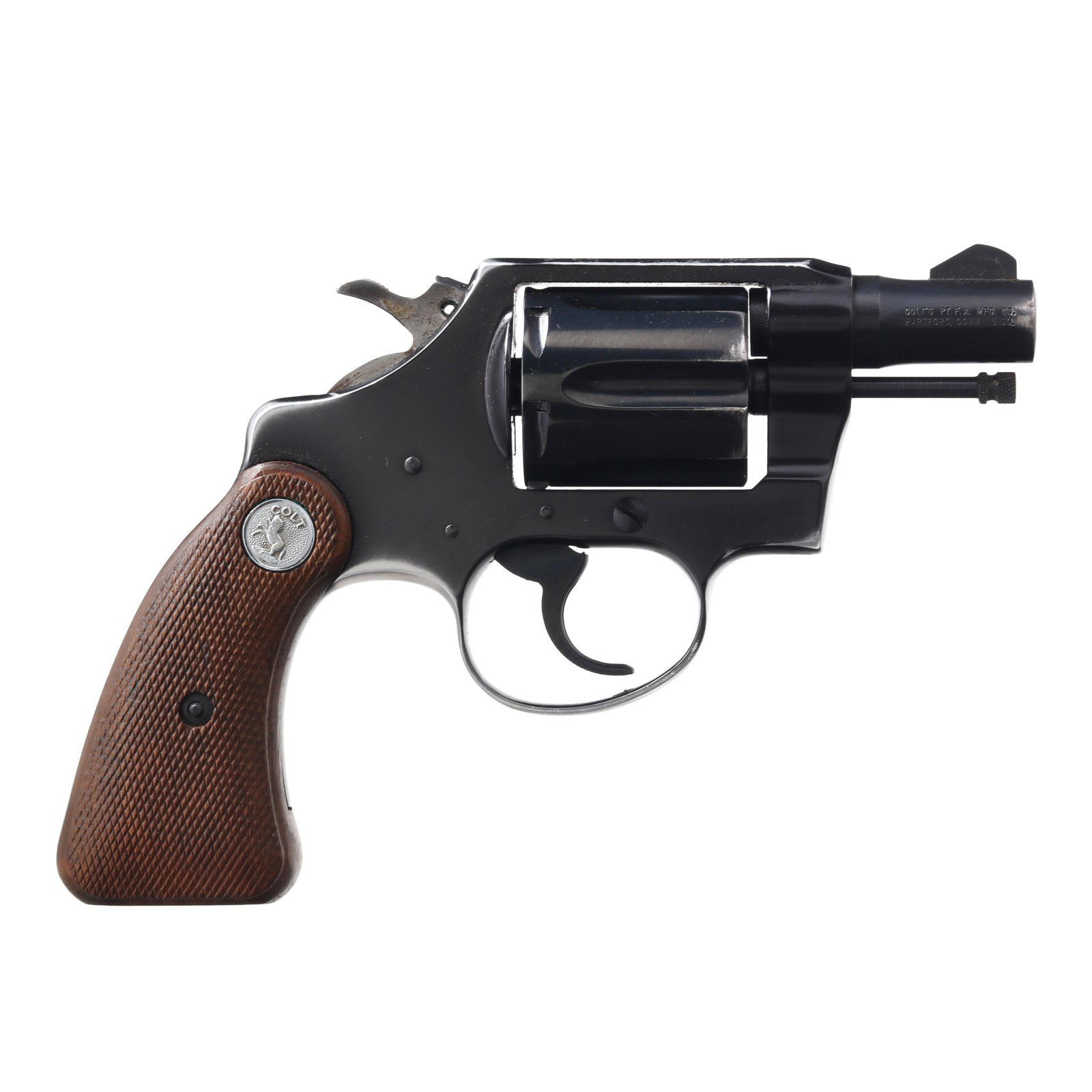 Colt Agent .38 SPL Revolver w/ Leather Holster (1 of 10)
