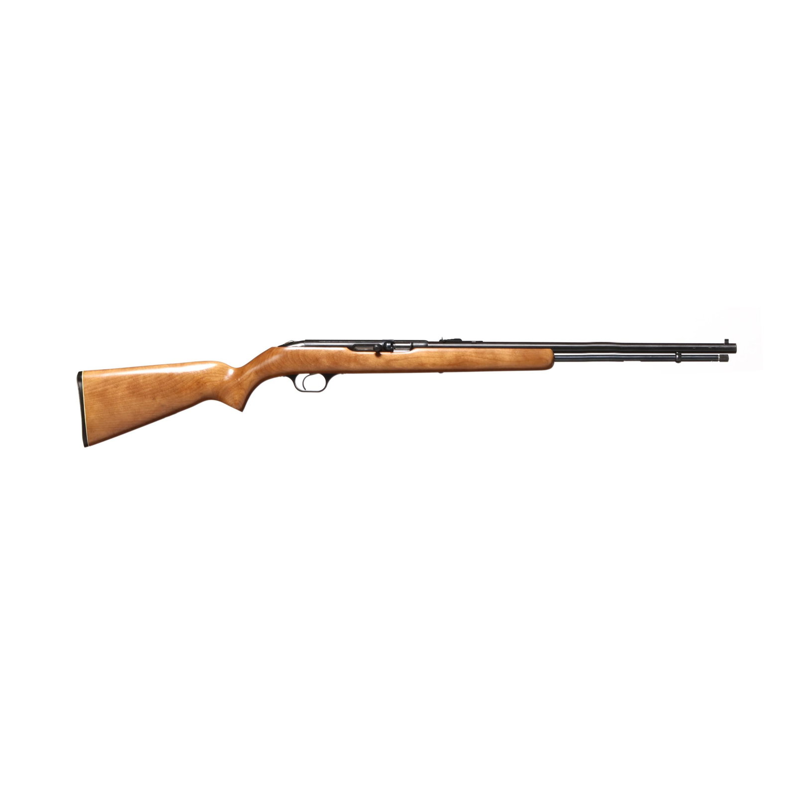 Western Field Model SB808C .22 Rimfire Semi-Automatic Rifle: Western Field Model SB808C .22 Rimfire Semi-Automatic Rifle No visible serial number (NVS), text of WESTERNFIELD SB808C .22LR - .22 HS SHORTS present on 20 in. barrel with adjustable rear sight and do