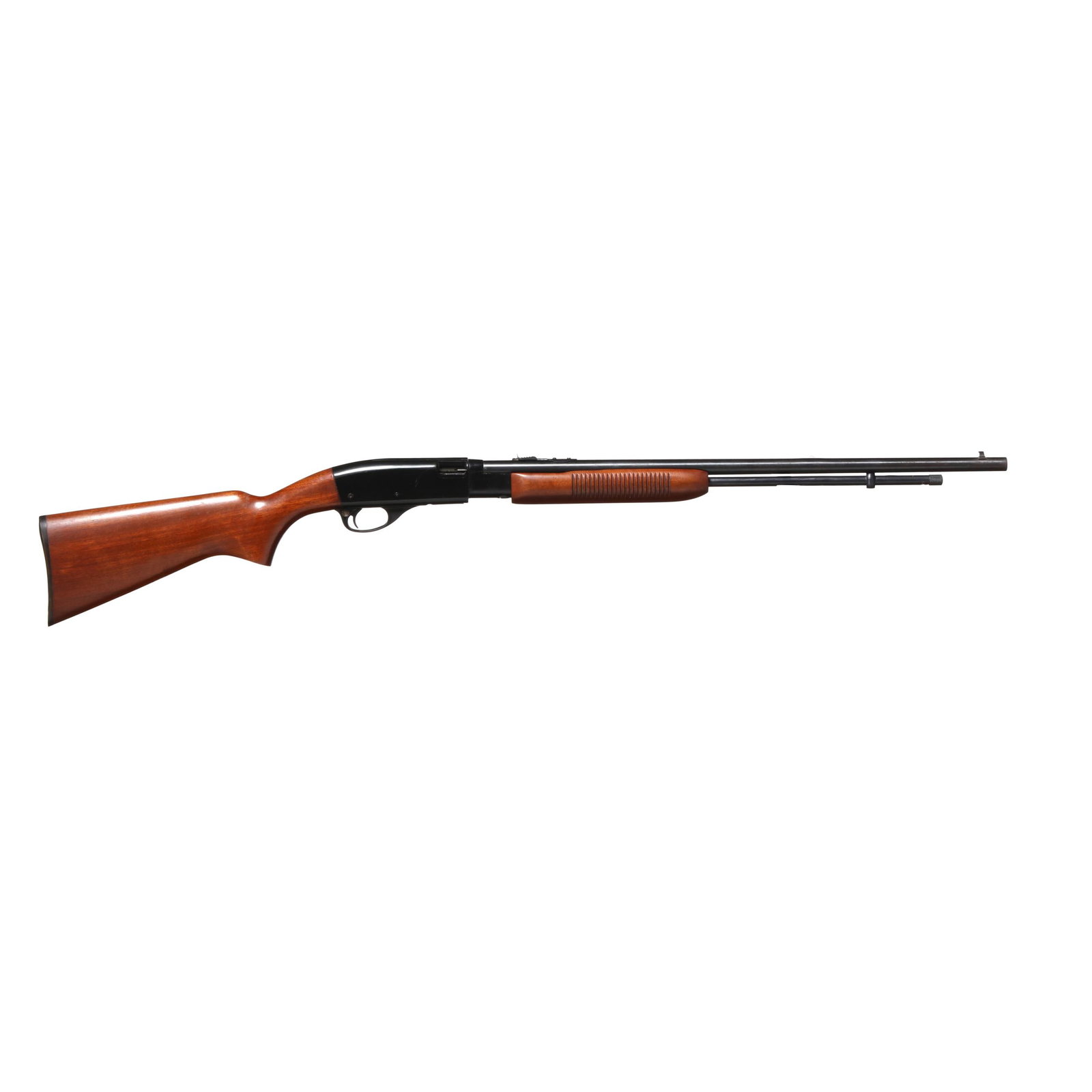 Remington Model 572 .22 LR Pump-Action Rifle: Remington Model 572 .22 LR Pump-Action Rifle No visible serial number (NVS), text of REMINGTON FIELDMASTER MODEL 572 present on left side of coated aluminum receiver, text of REMINGTON 572 22 S., L., 