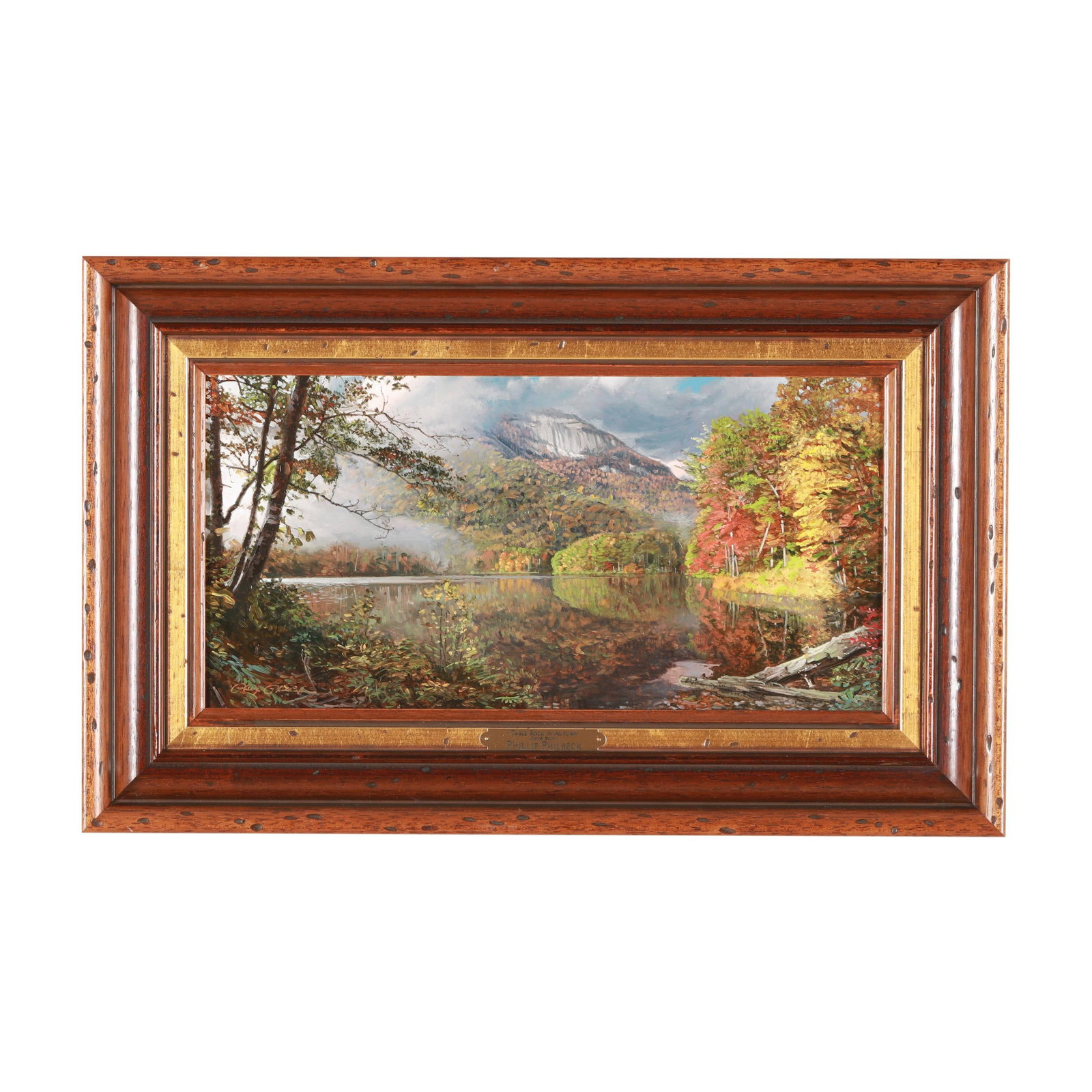 Phillip Philbeck (American, b. 1968), Table Rock in Autumn - Color Study (1 of 12)