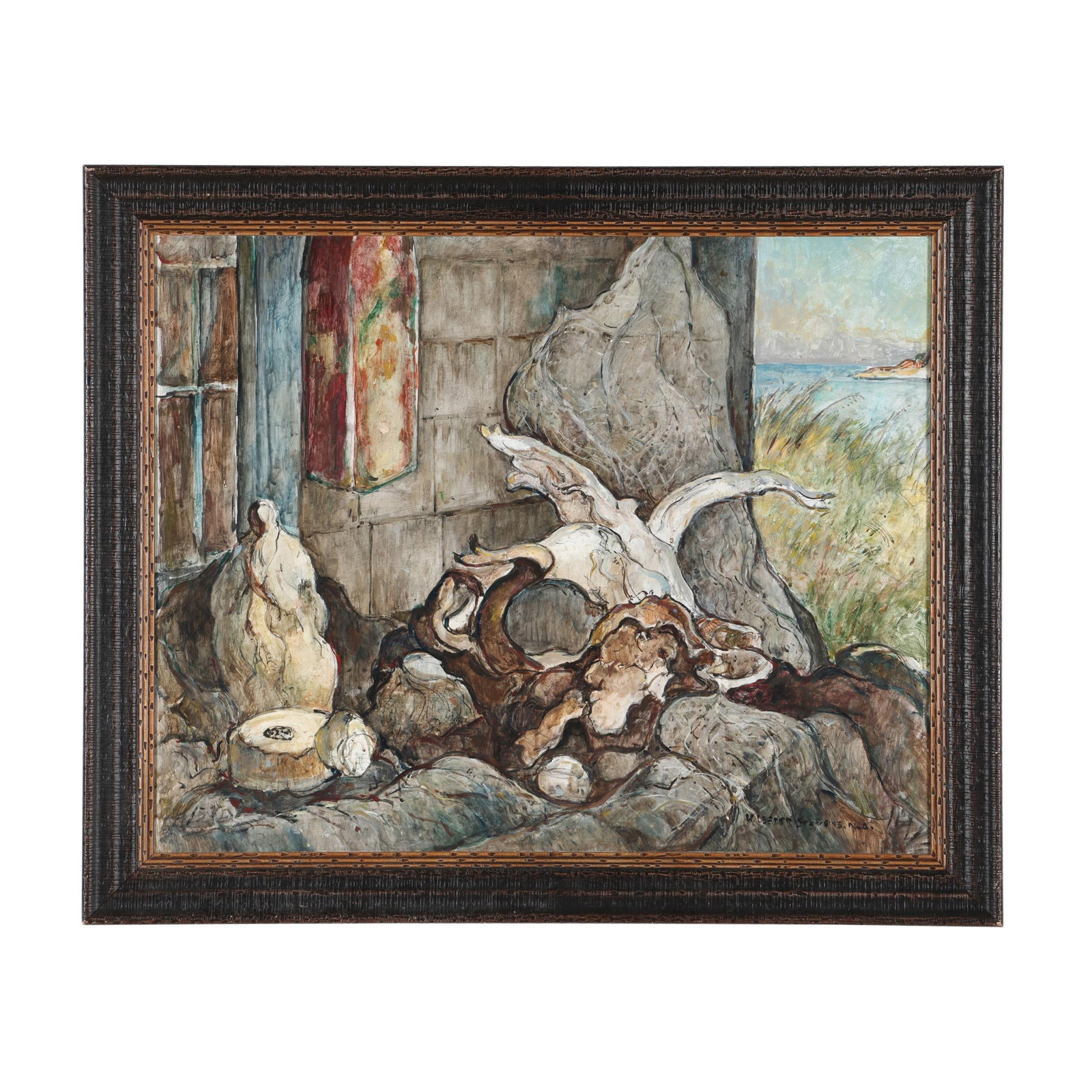 William Lester Stevens (American, 1888-1969), Monhegan Island, Lobster Shack (1 of 8)