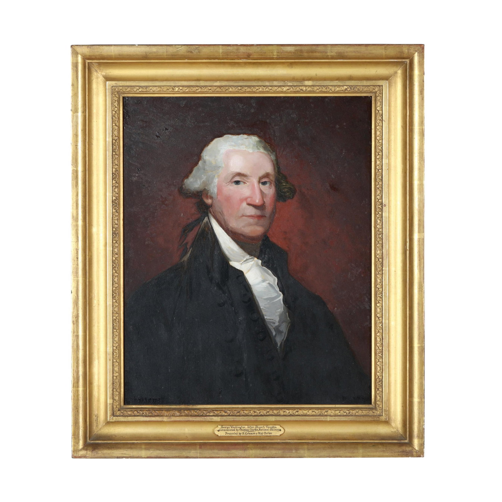 After Gilbert Stuart (English-American, 1755-1828), Portrait of George Washington (1 of 10)