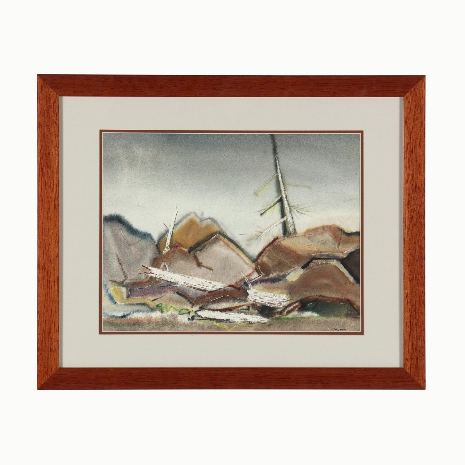 Philip Moose (American, 1921-2001), Mountain Landscape (1 of 6)