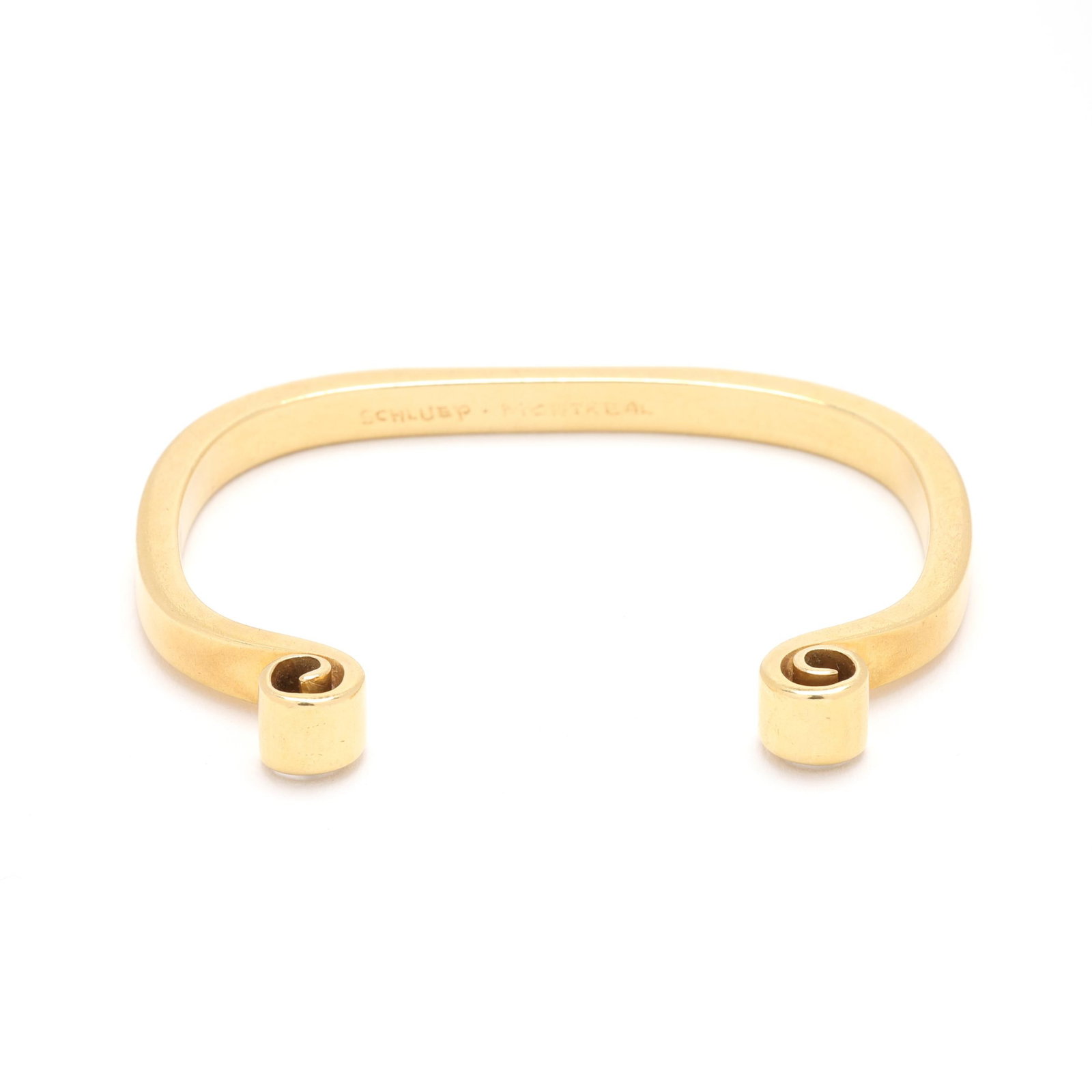Gold Cuff Bracelet, Walter Schluep (1 of 8)