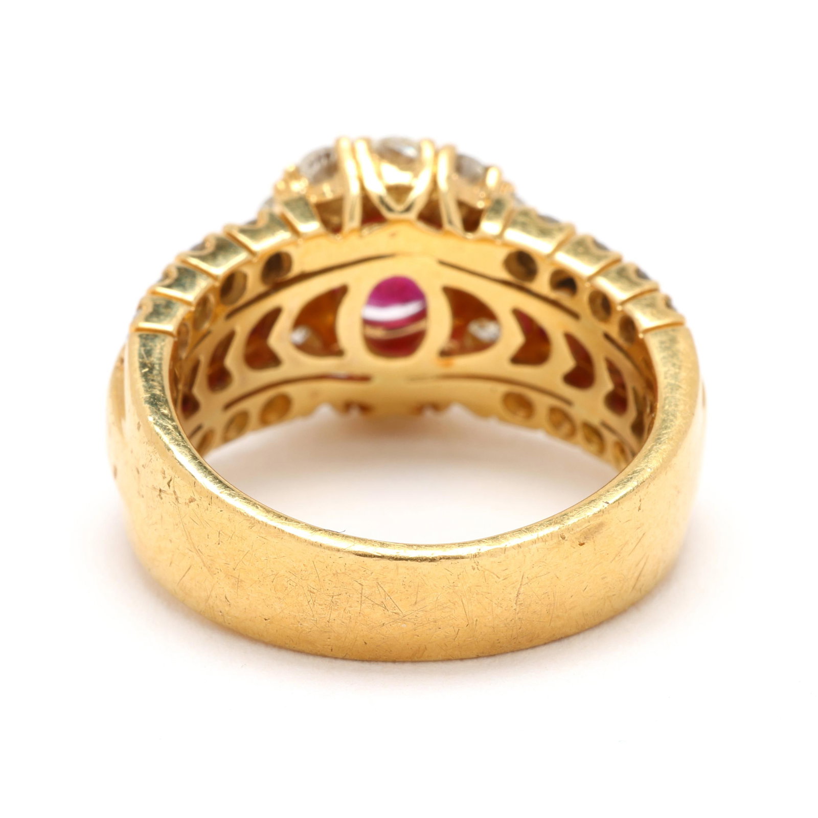 Gold, Ruby, and Diamond Ring - 4