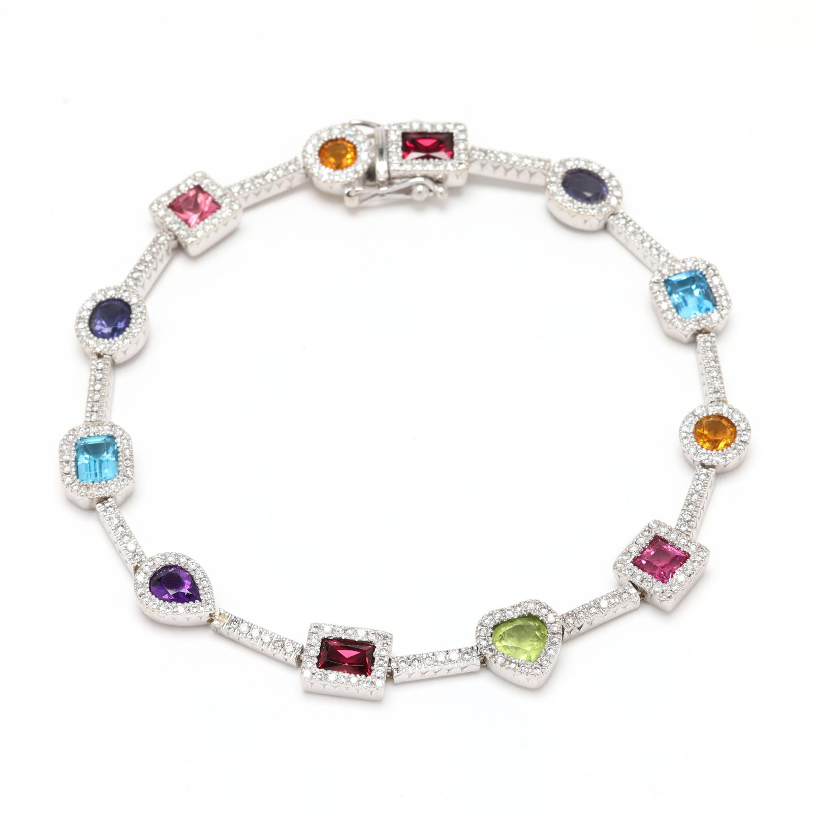 White Gold and Gem-Set Bracelet (1 of 5)