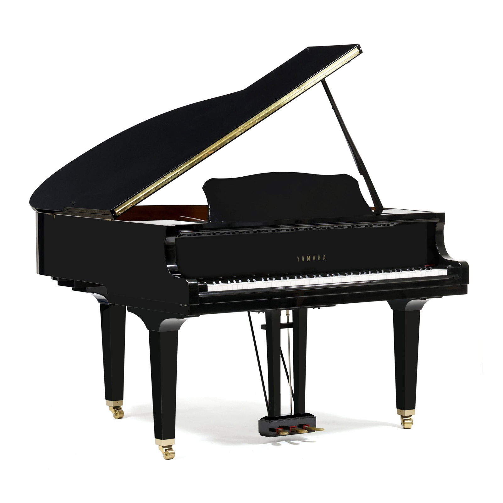 Yamaha GA1 Black Lacquered Baby Grand Piano (1 of 20)