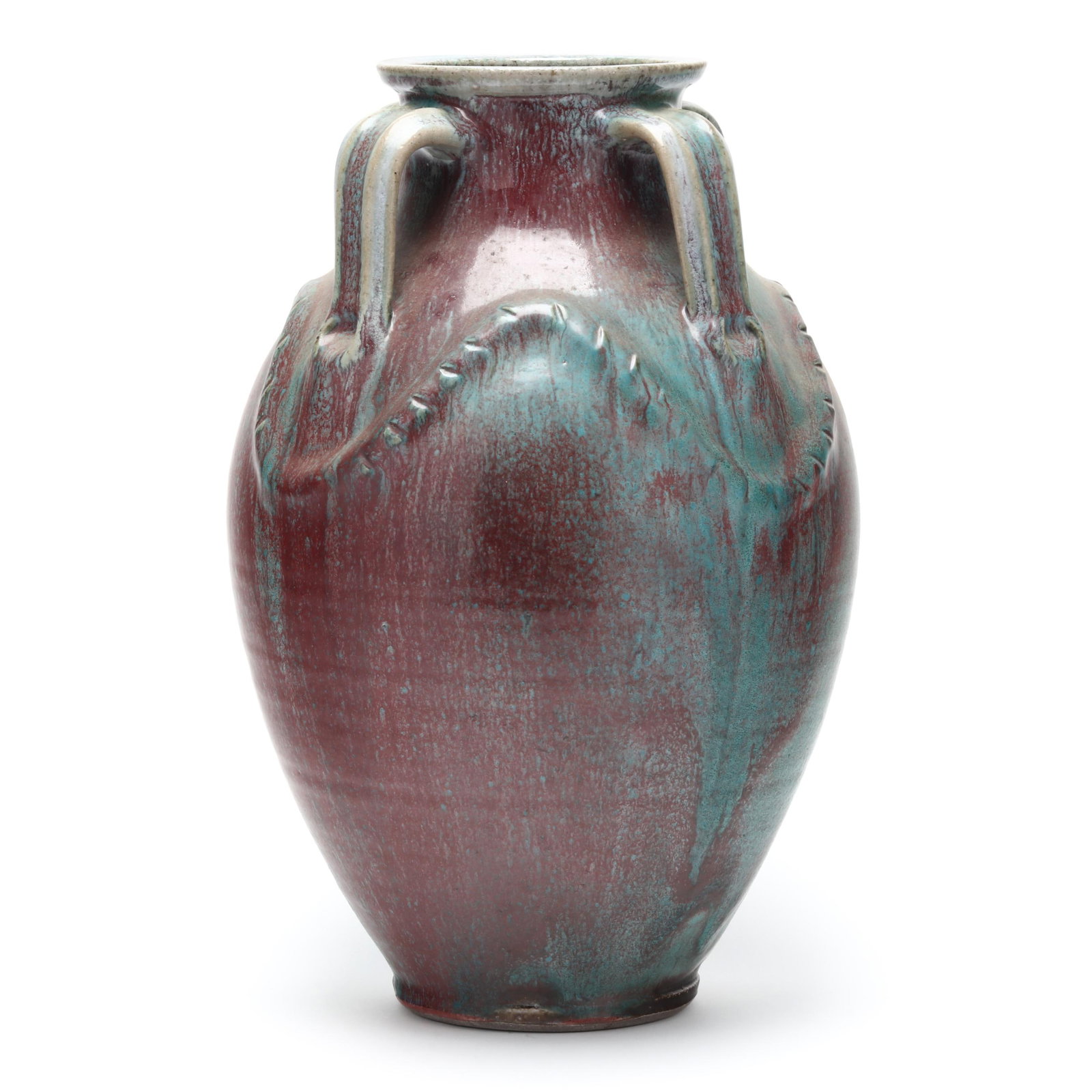 Ben Owen III (Seagrove, NC, b. 1968), Chinese Blue Persian Jar (1 of 6)